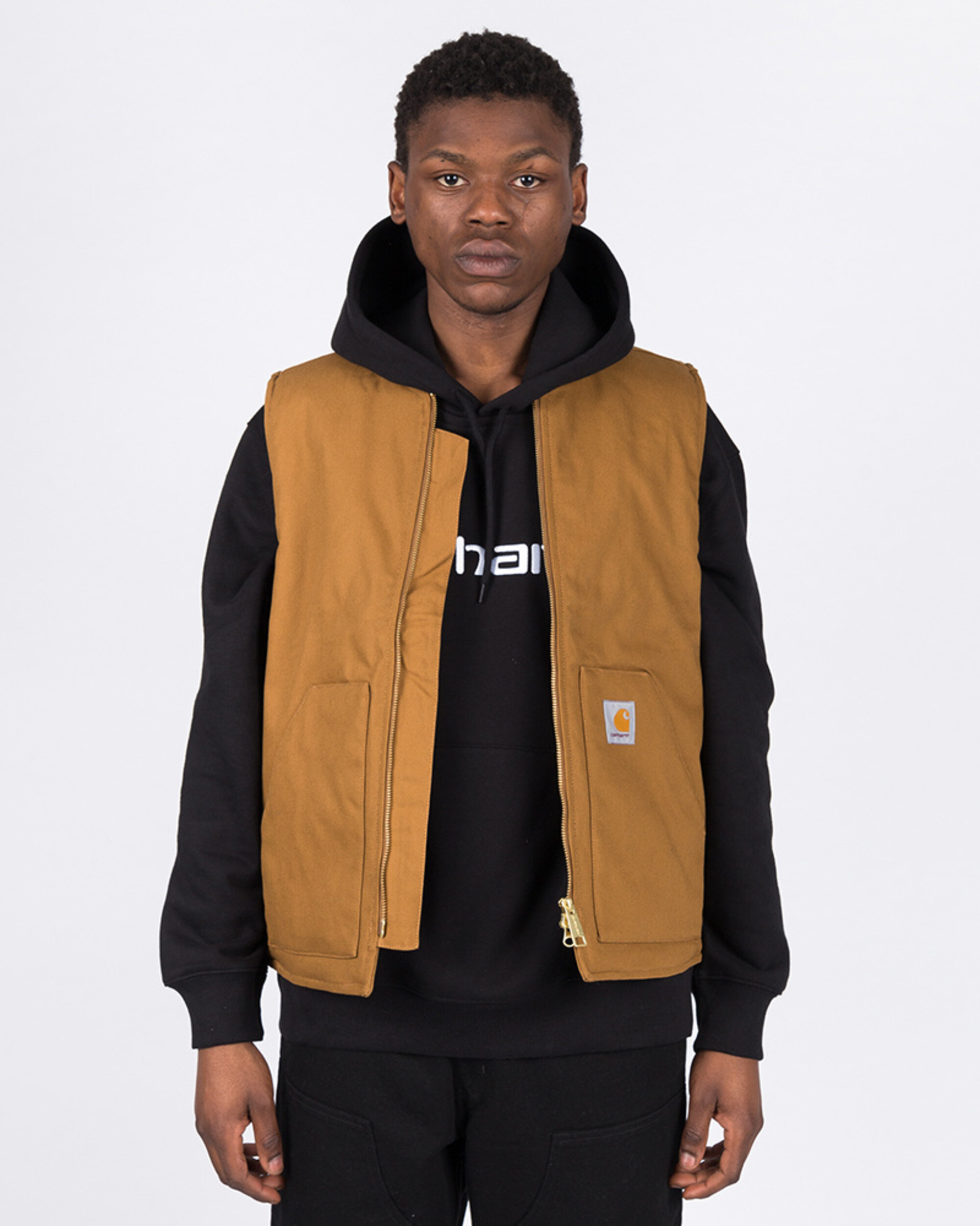 Carhartt Vest Cotton Hamilton Brown