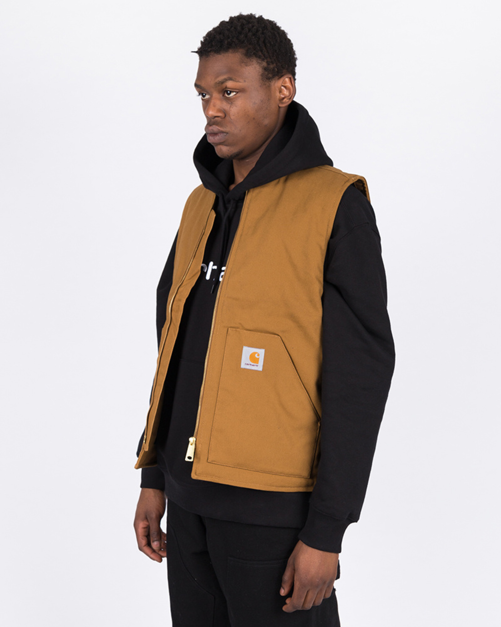 Carhartt Vest Cotton Hamilton Brown