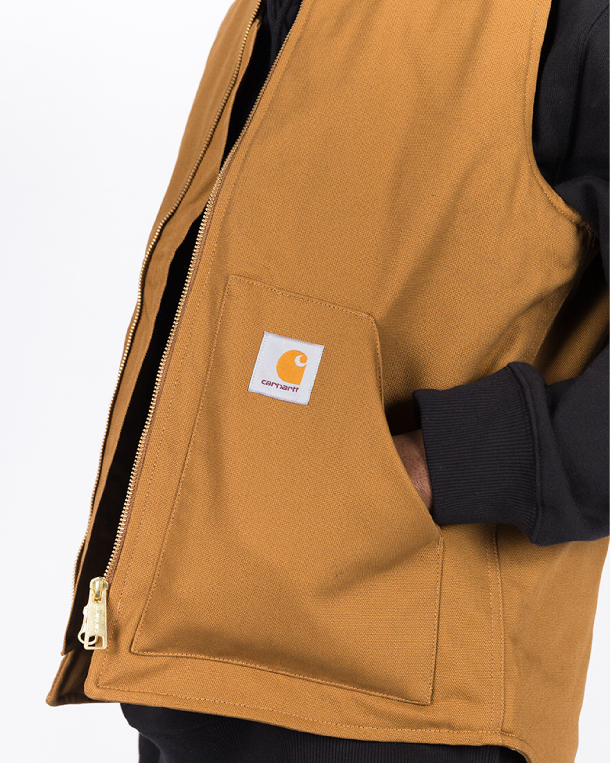 Carhartt Vest Cotton Hamilton Brown