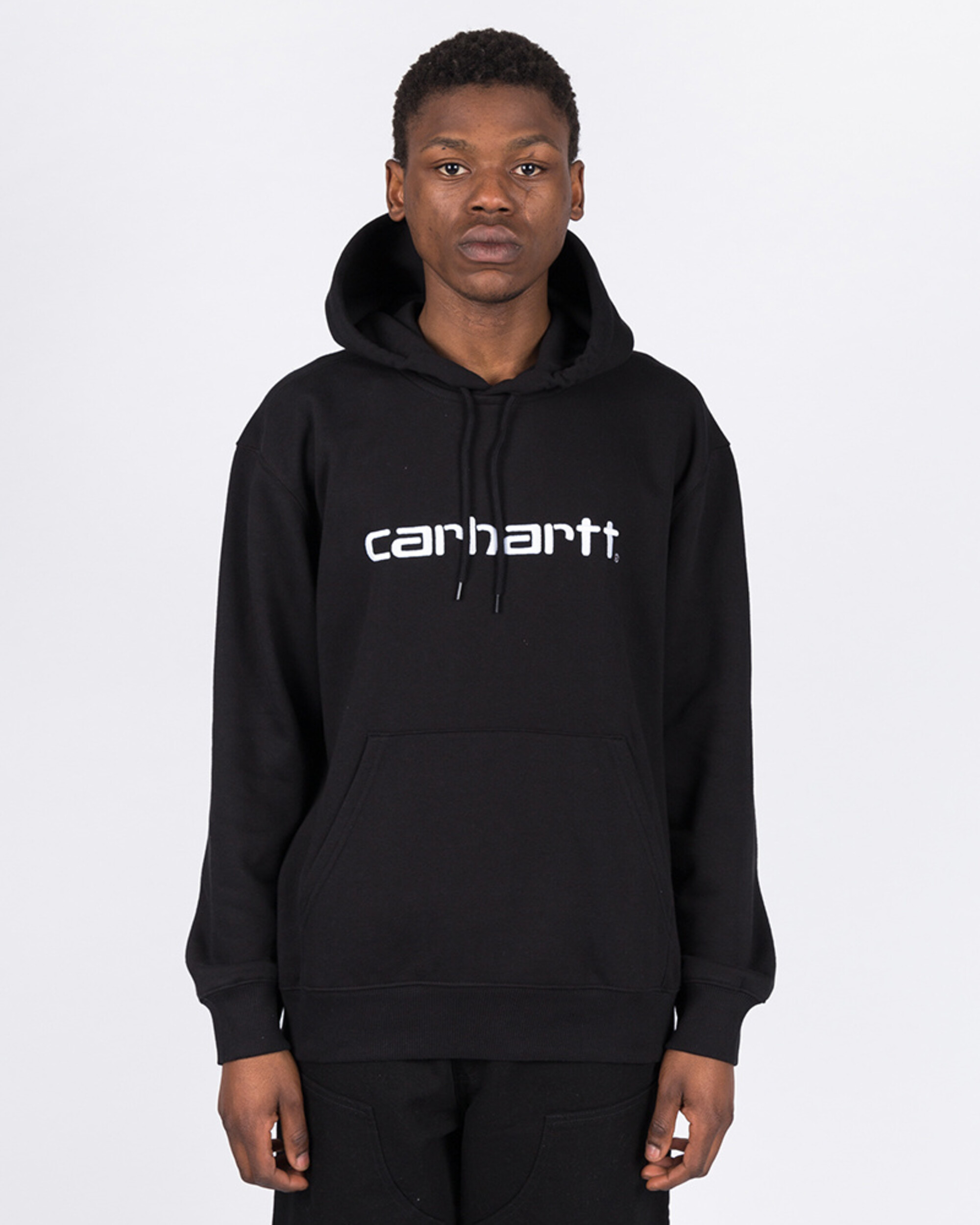 Carhartt Script Hoodie Black