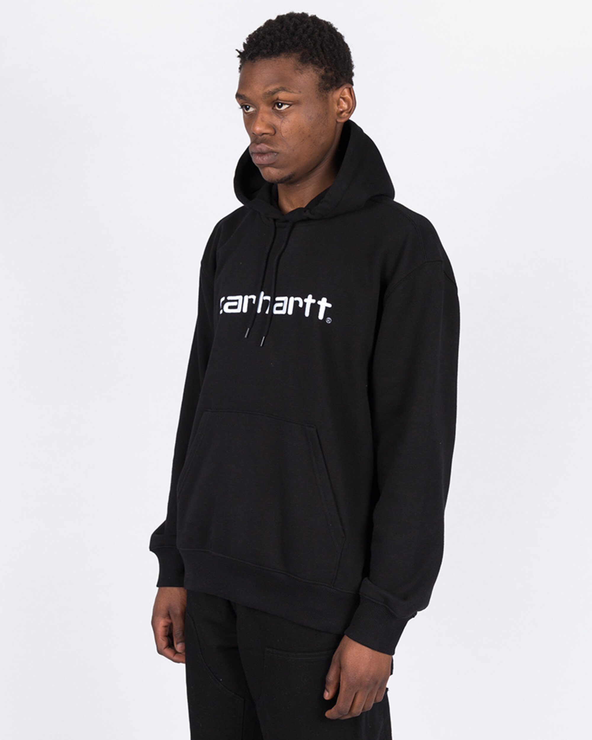 Carhartt Script Hoodie Black