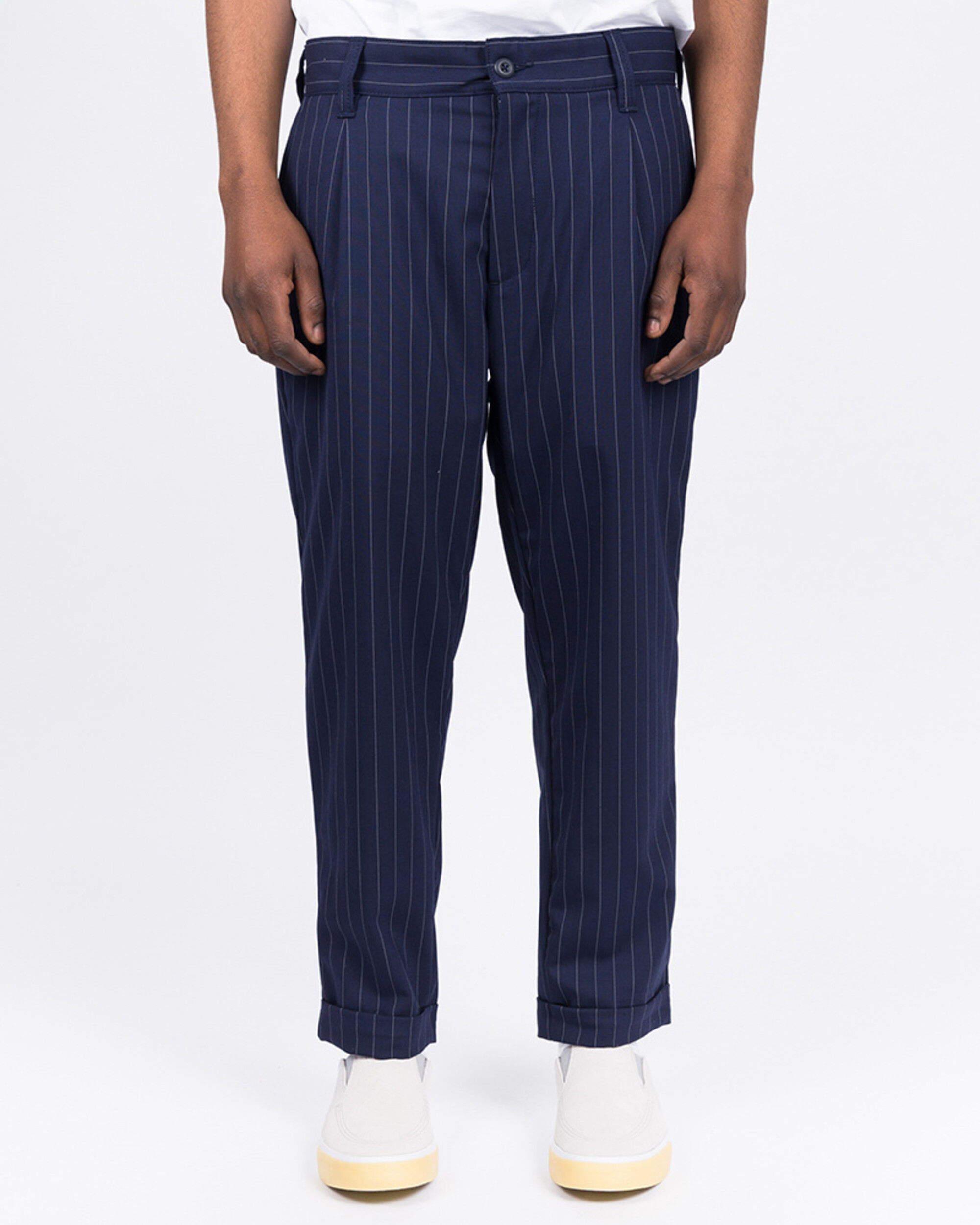 Carhartt Taylor Pant Pinstripe Metro Blue/White