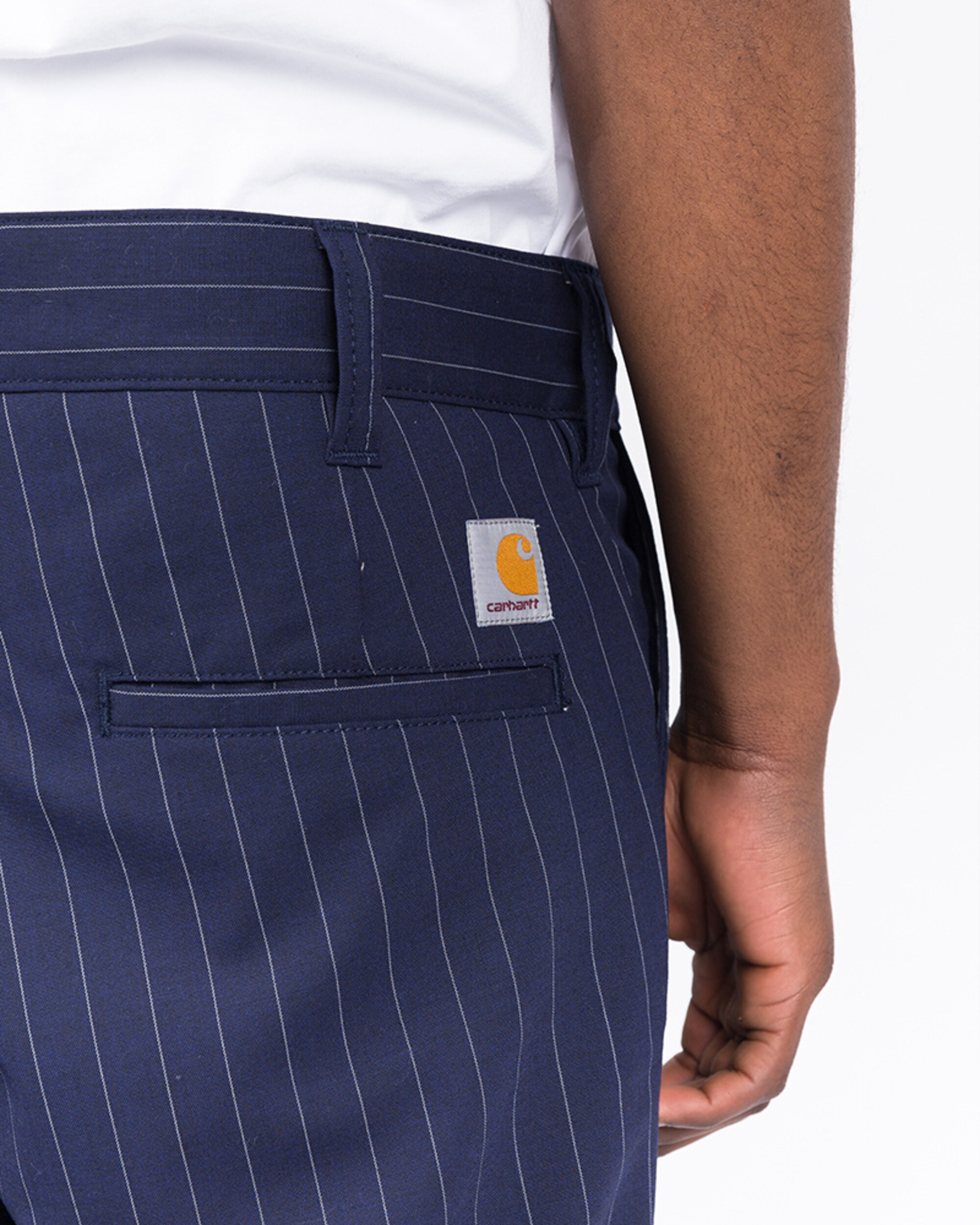Carhartt Taylor Pant Pinstripe Metro Blue/White