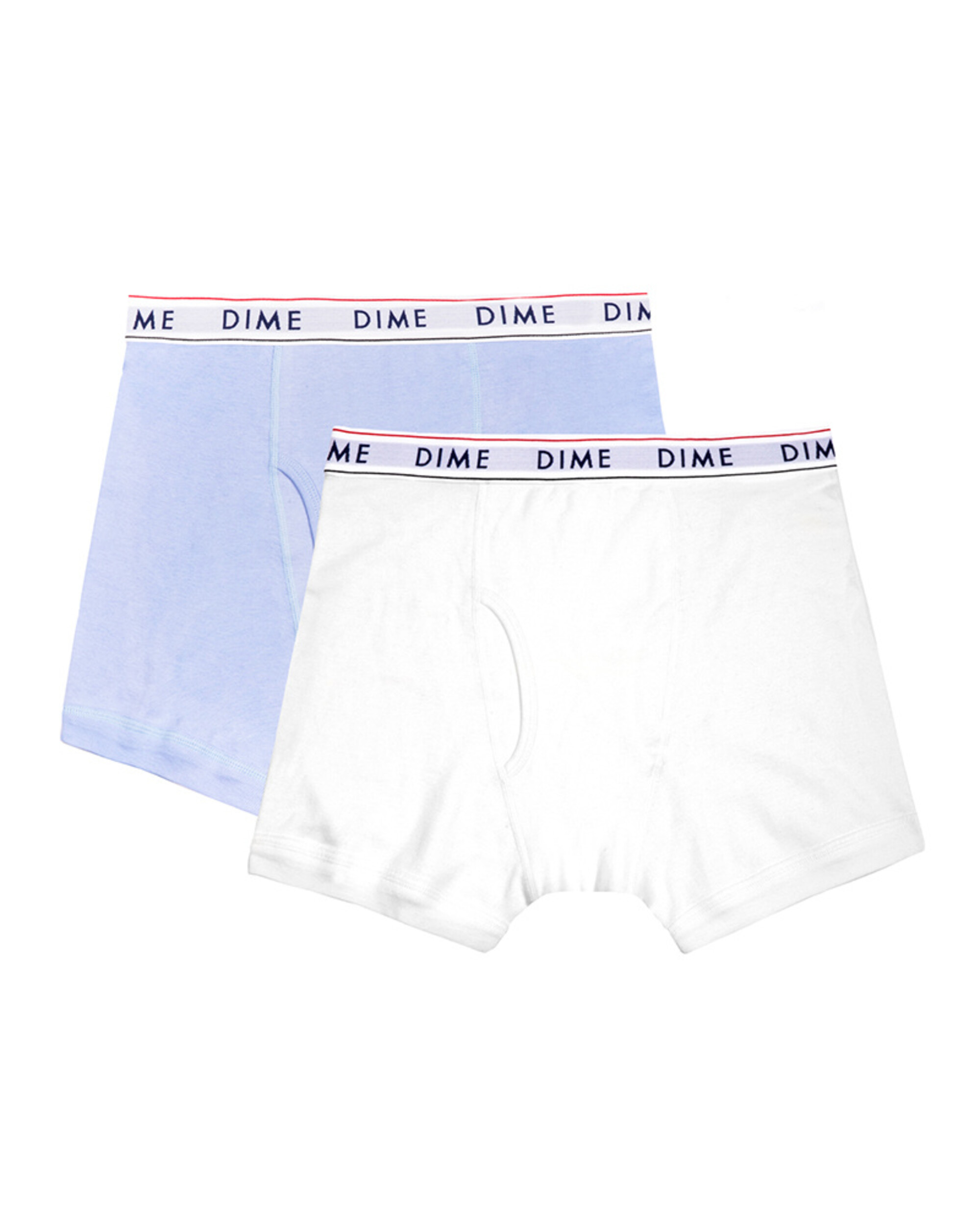 Dime Boxers Two Pack Light Blue/White
