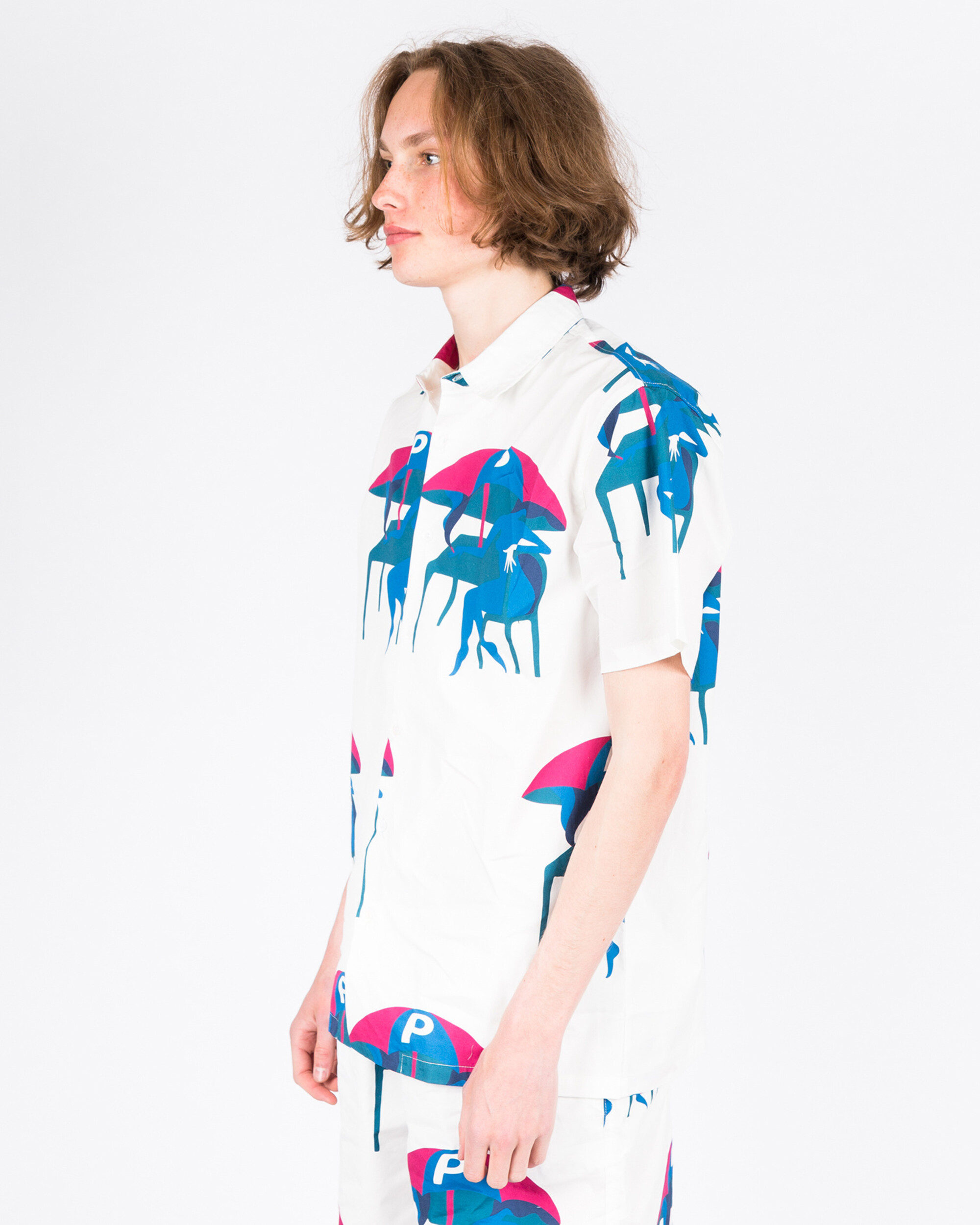 Parra Monaco Camp Collar Shirt Off White