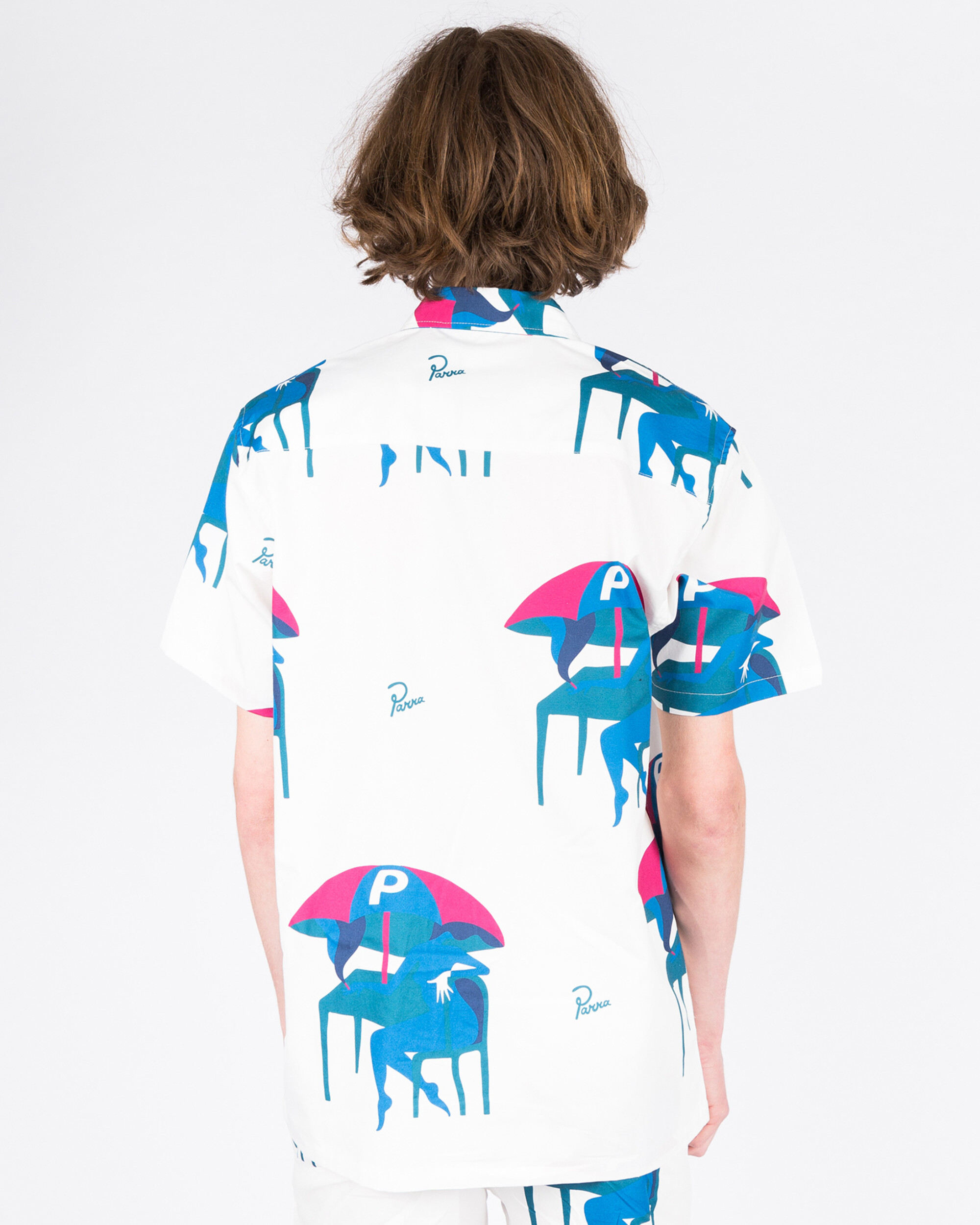 Parra Monaco Camp Collar Shirt Off White