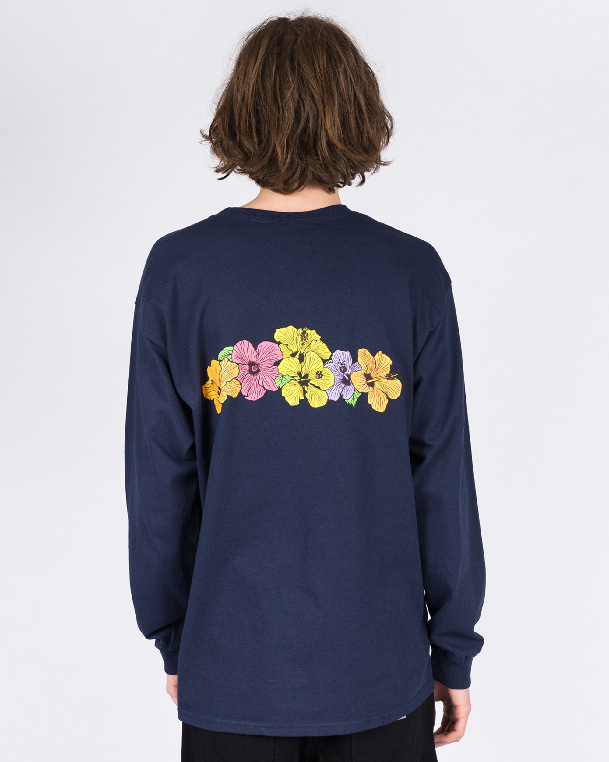 Call Me 917 Hibiscus Longsleeve Navy