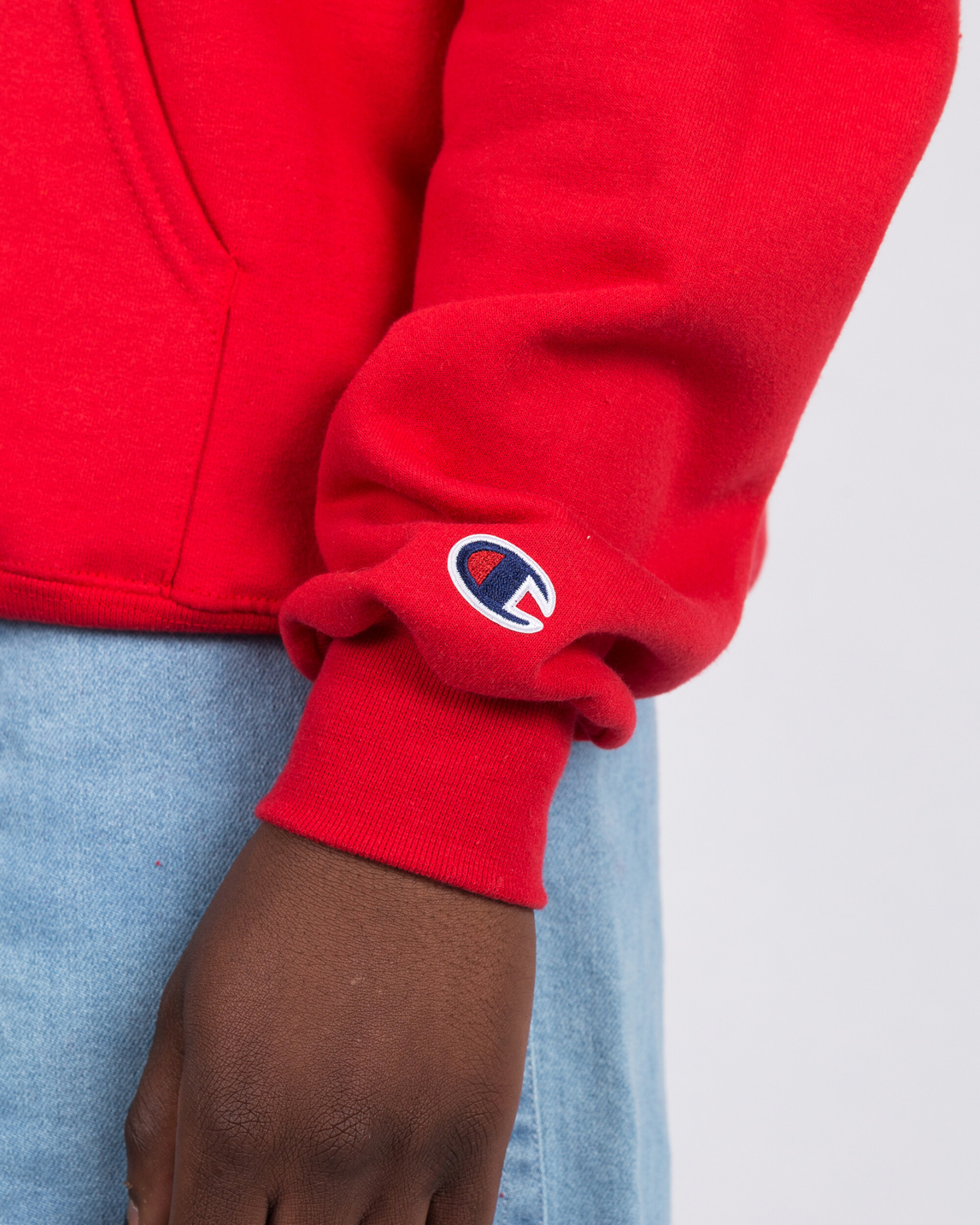 Quartersnacks LES Skatepark Champion Hoodie Red
