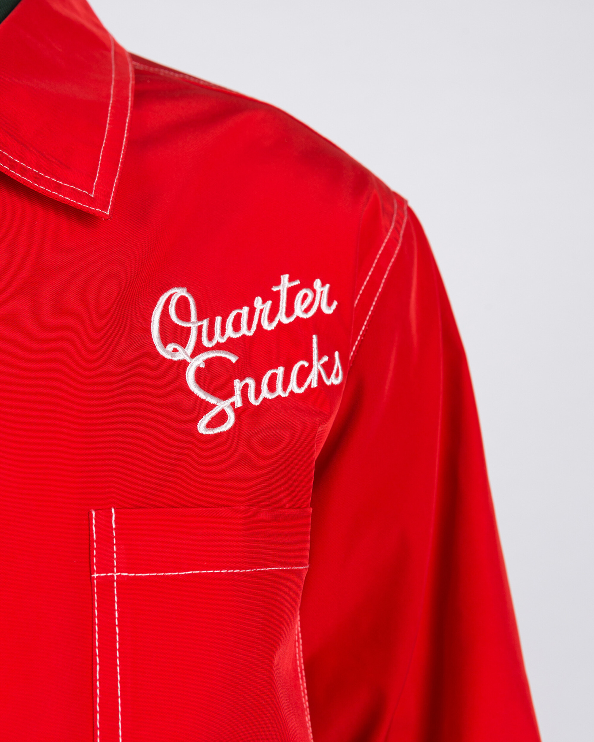 Quartersnacks Nylon Chore Jacket Red