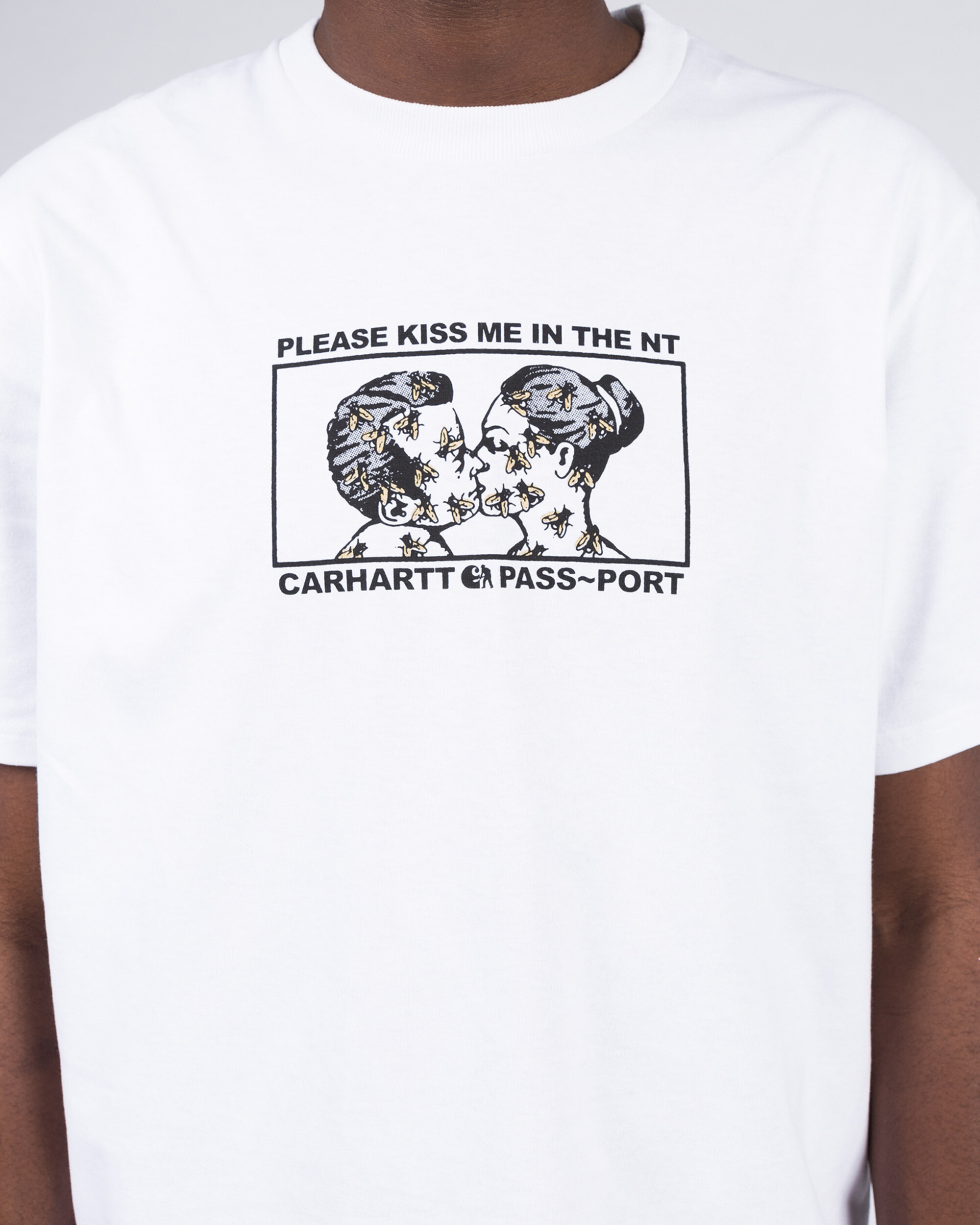 Carhartt X Passport Good Bye T-shirt Passport White