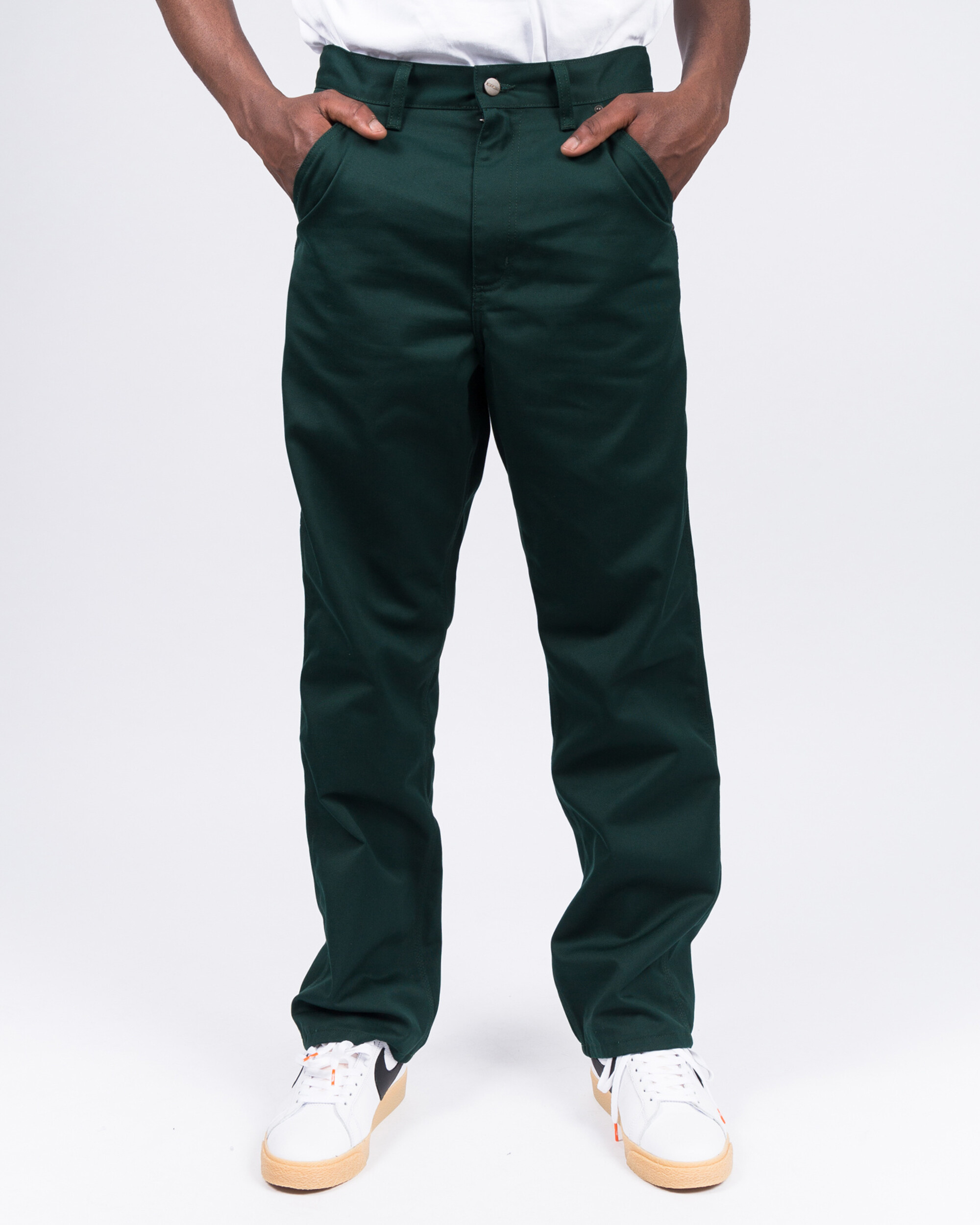 Carhartt X Passport Pall Pant Passport Bottle Green Stone Washed