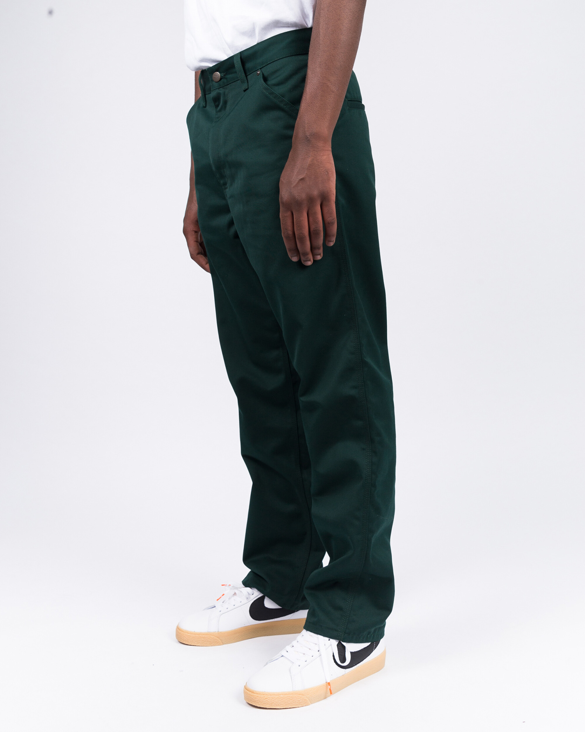 Carhartt X Passport Pall Pant Passport Bottle Green Stone Washed