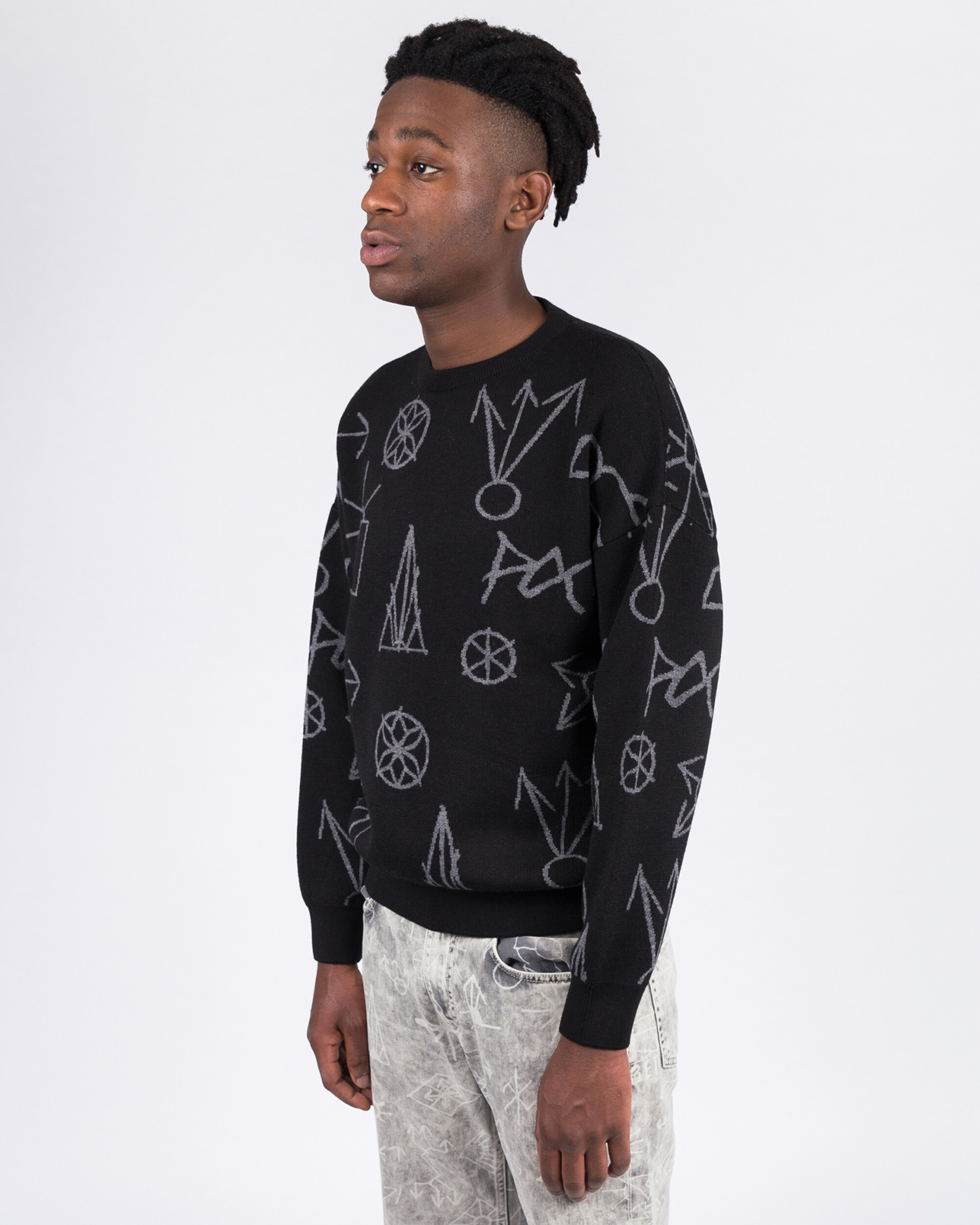 Paccbet Graphic Crew Black