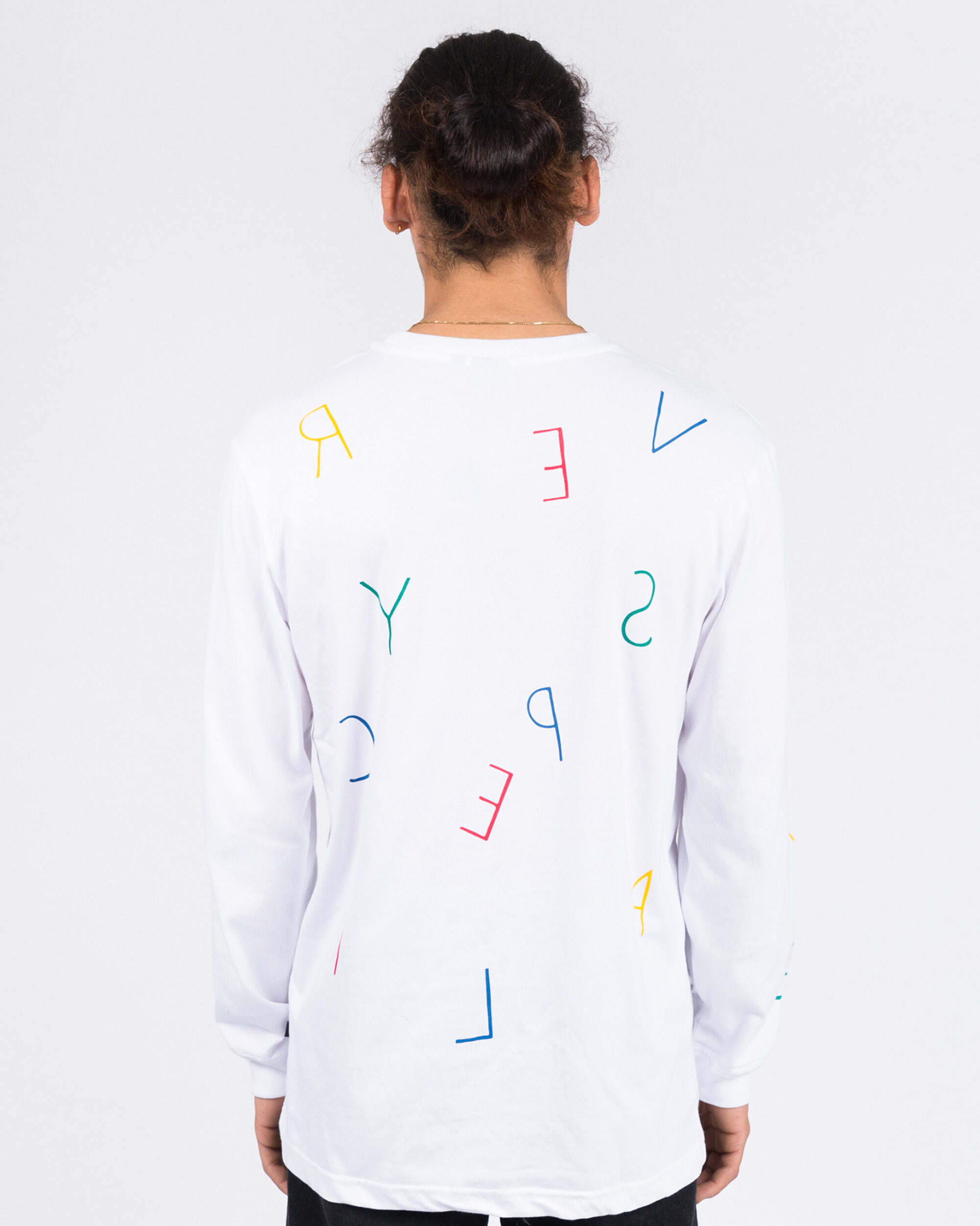 Ben G Letter Ballet Longsleeve White