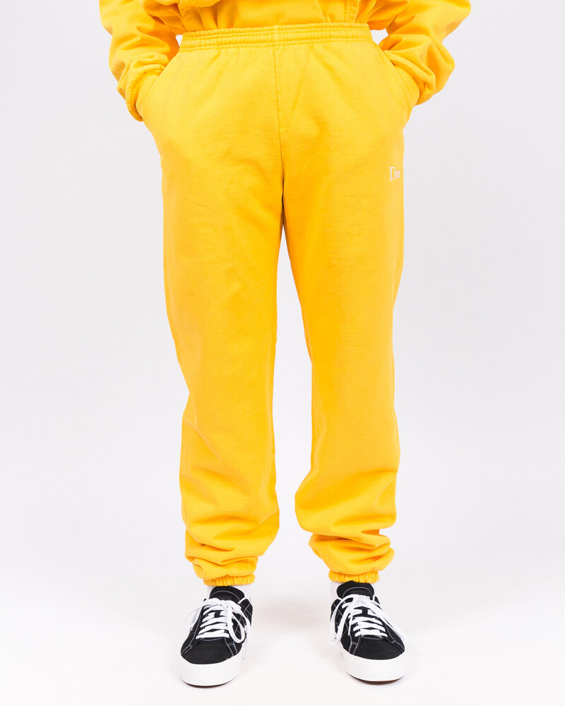 Dime Dime Classic Embroidered Sweatpants Yellow