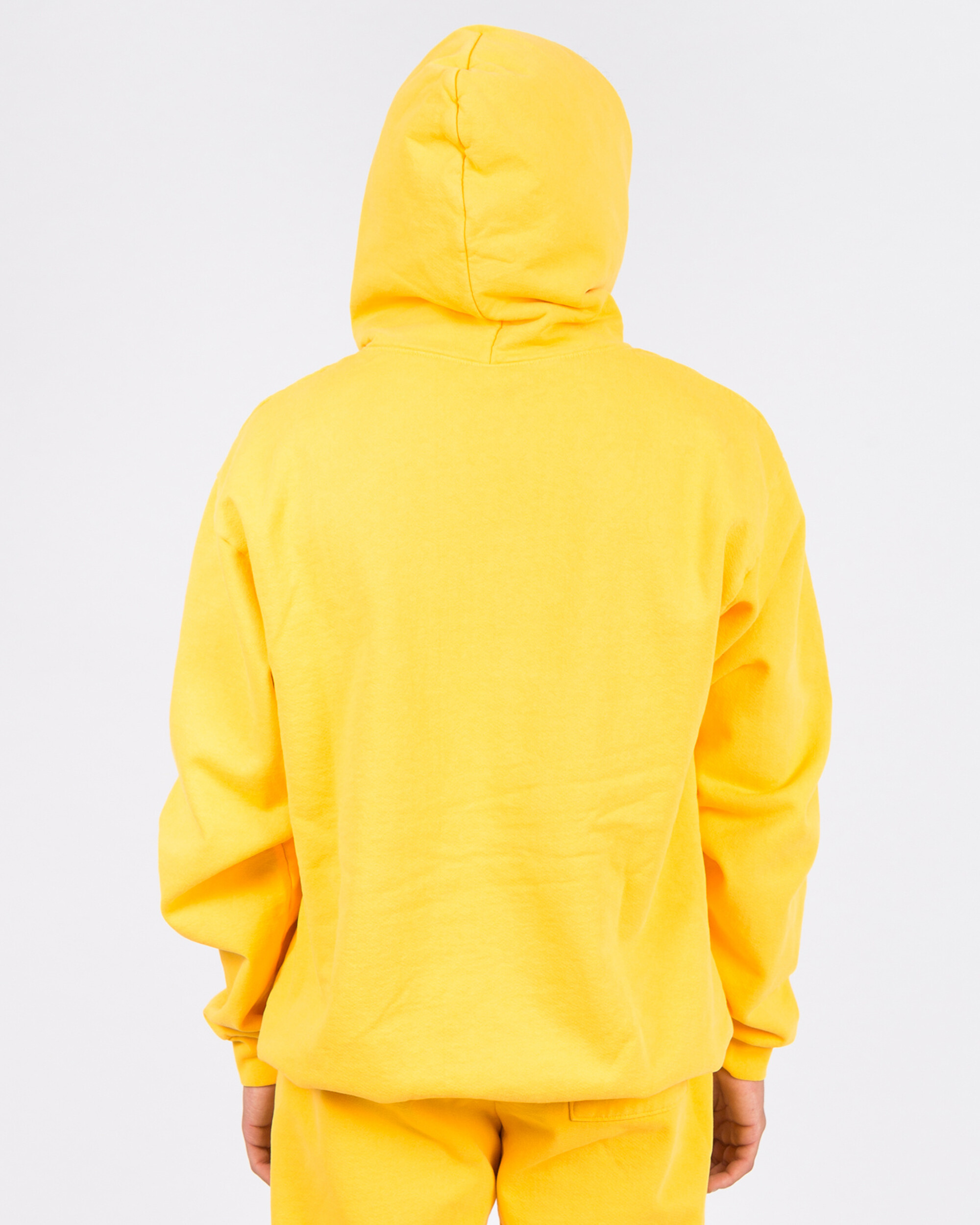 Dime Classic Embroidered Hoodie Yellow