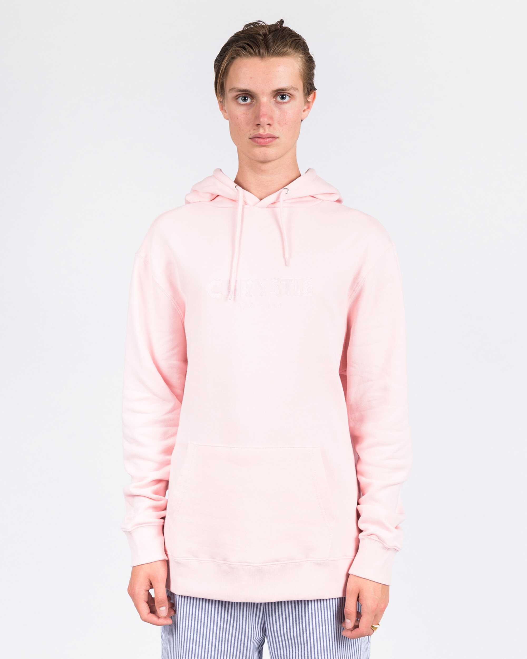 Chrystie Og Logo Hoodie Apricot