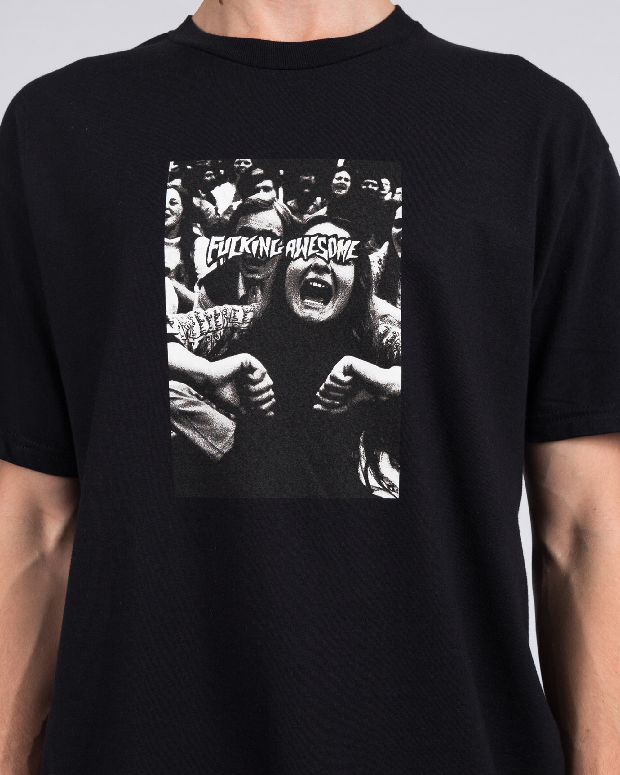 Fucking Awesome Scream T-Shirt Black