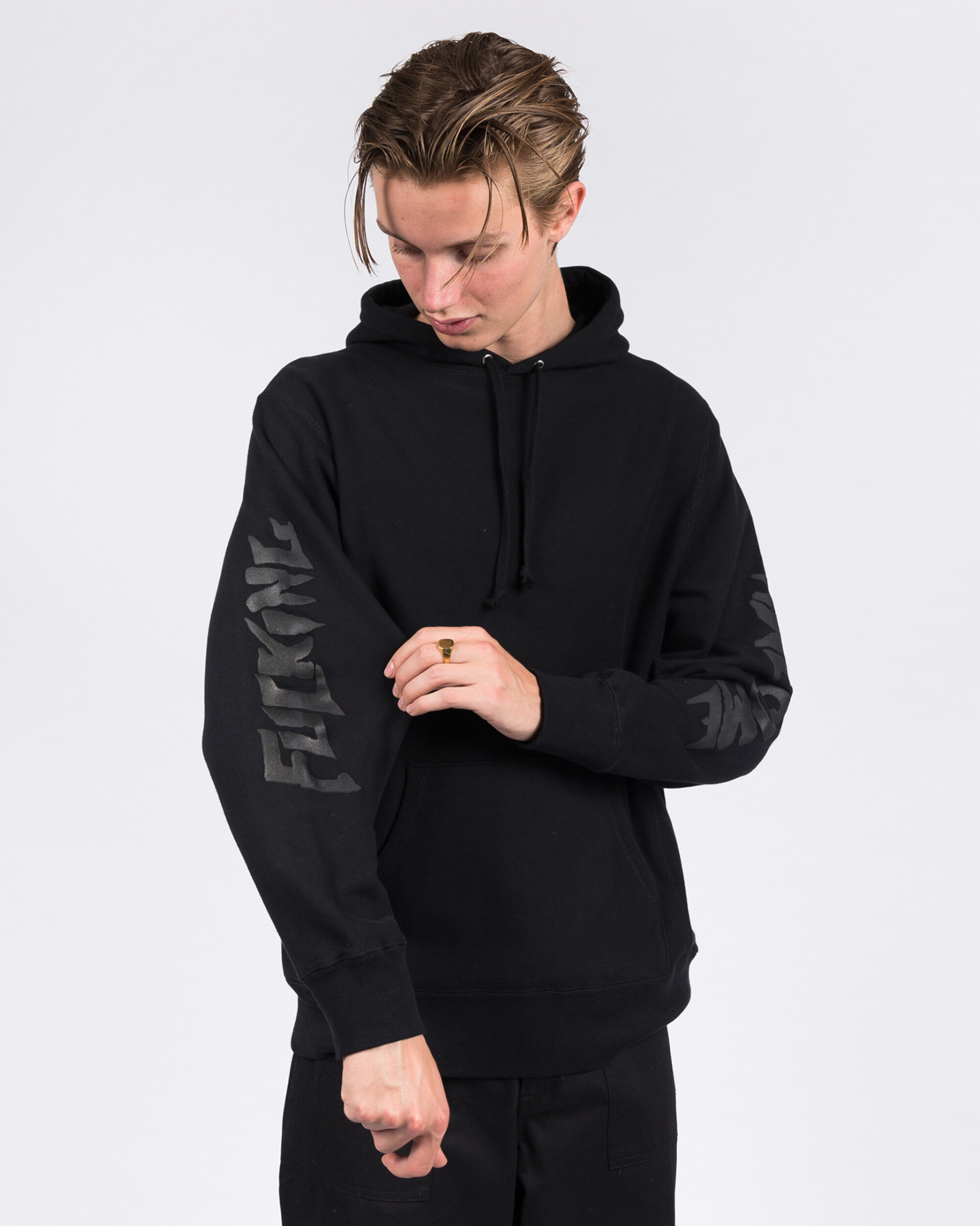 Fucking Awesome Nautical Rome French Terry Hoodie Black