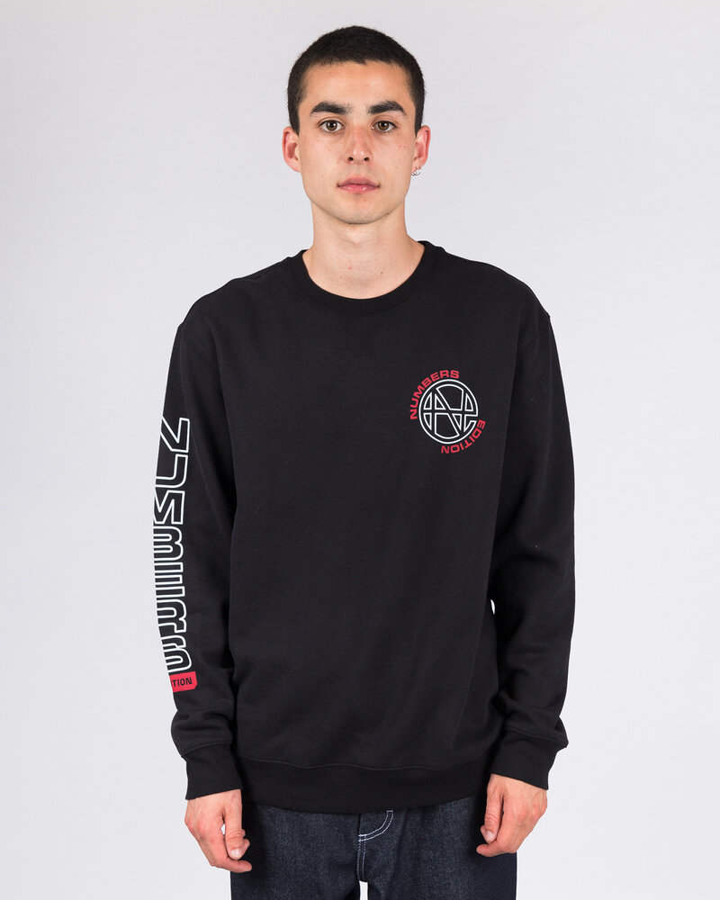 Numbers Edition Numbers Edition Crewneck N.E. Fleece Crew Black