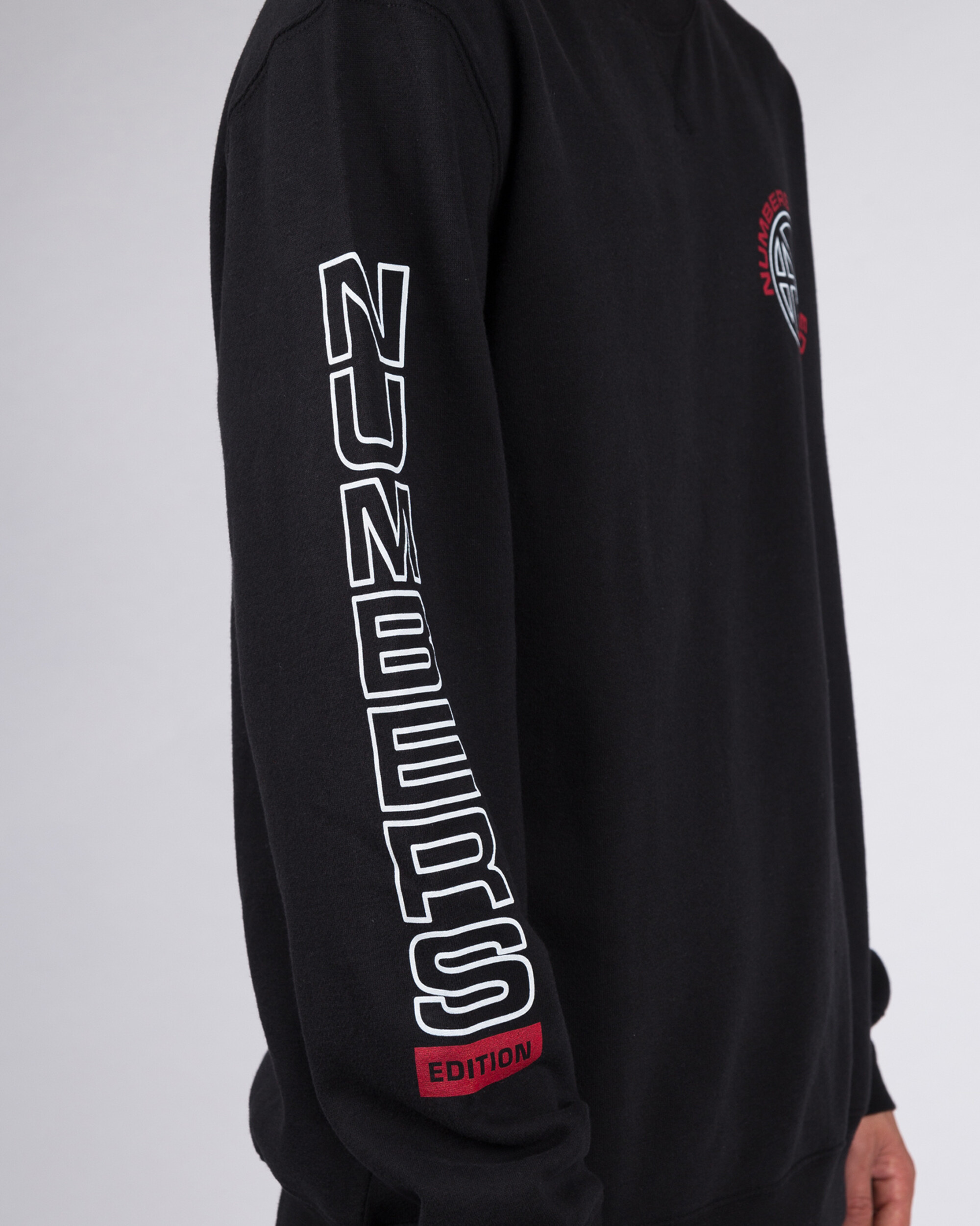 Numbers Edition Crewneck N.E. Fleece Crew Black