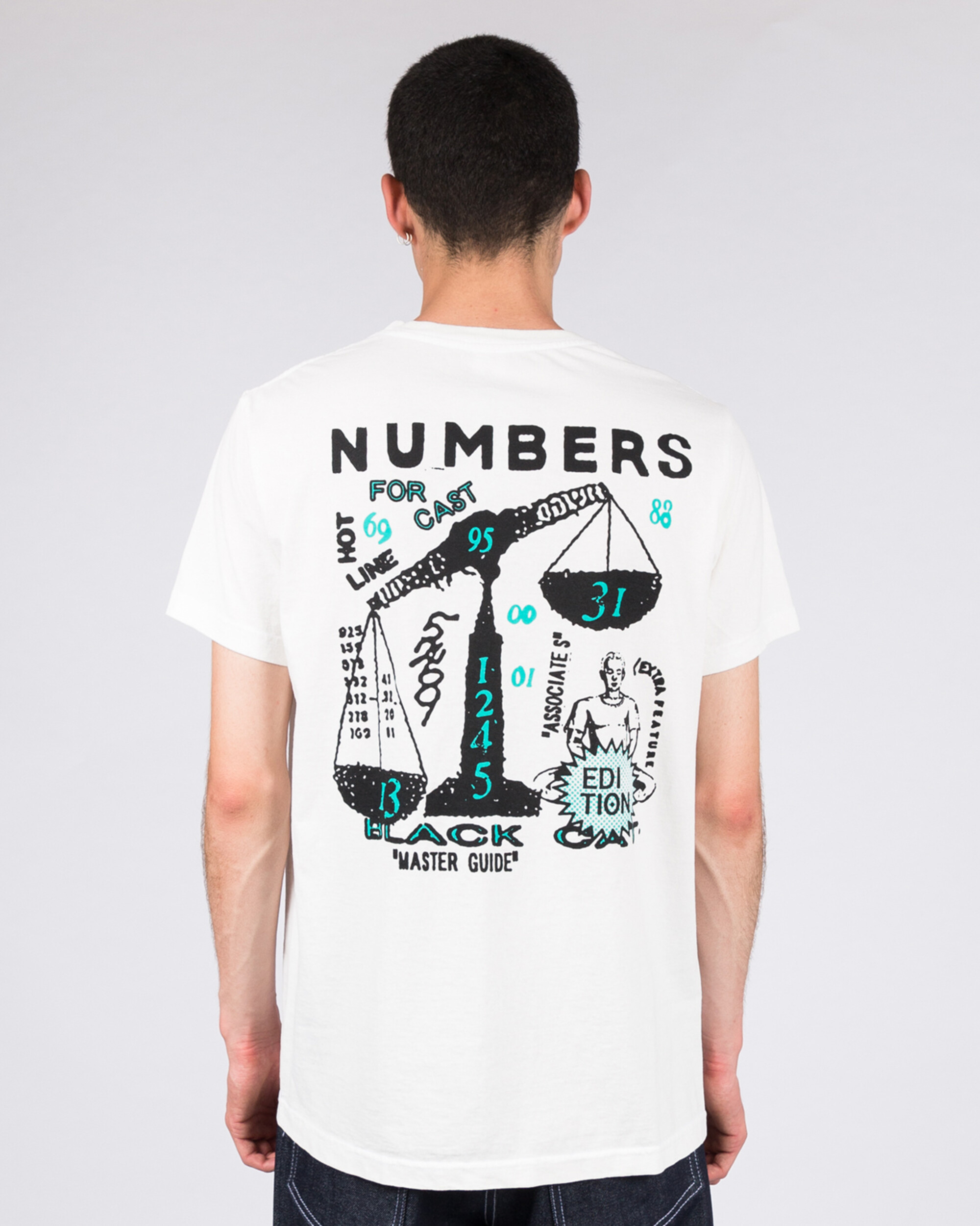 Numbers Edition Scales Tee Off White