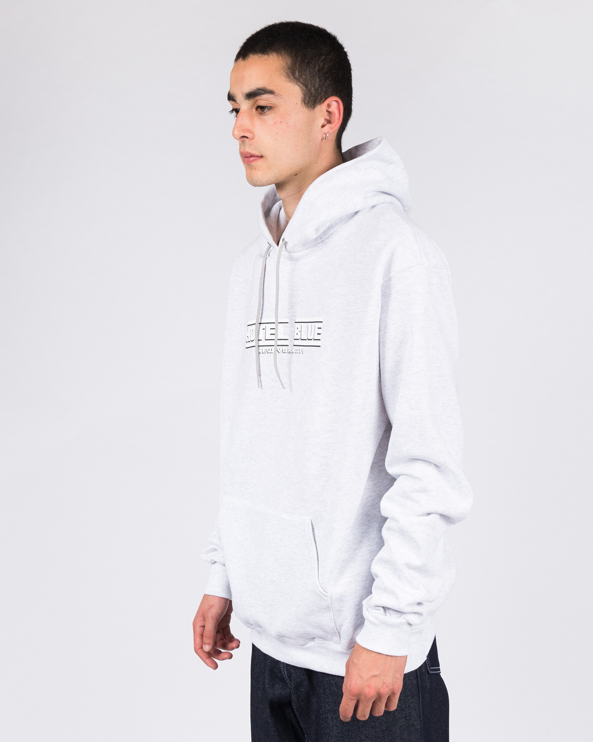 Hotel Blue Speed Racer Champion Hoodie Grey