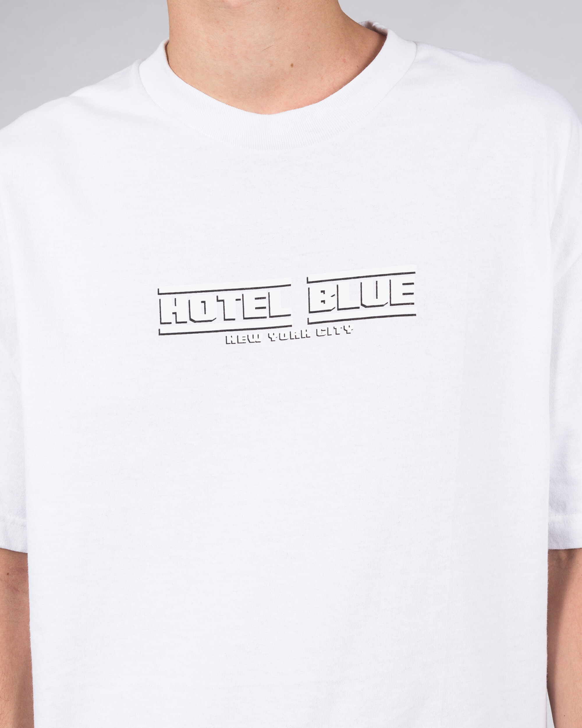 Hotel Blue Speed Racer T-Shirt White