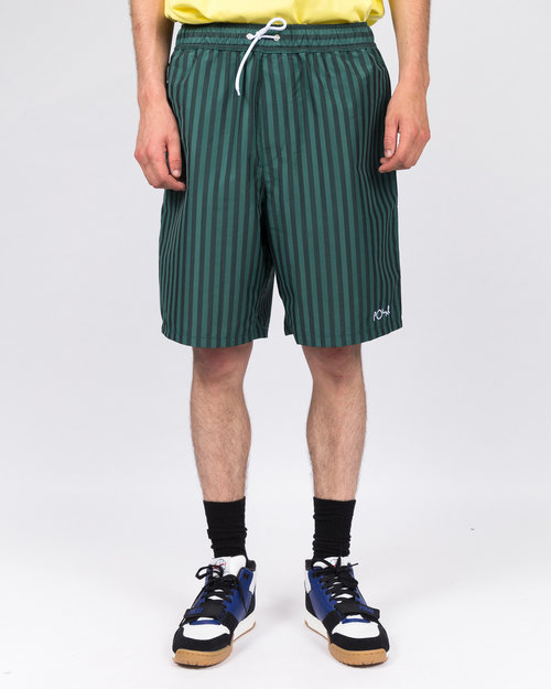 Polar Polar Stripe Swim Shorts Dark Green