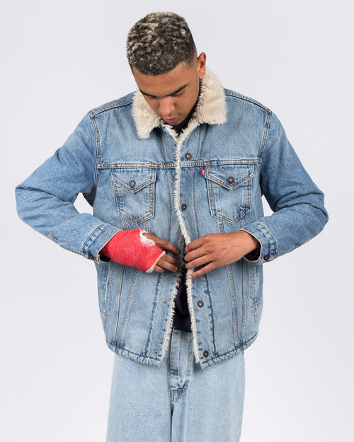 Levis Levi's Kezar Skate Sherpa Trucker
