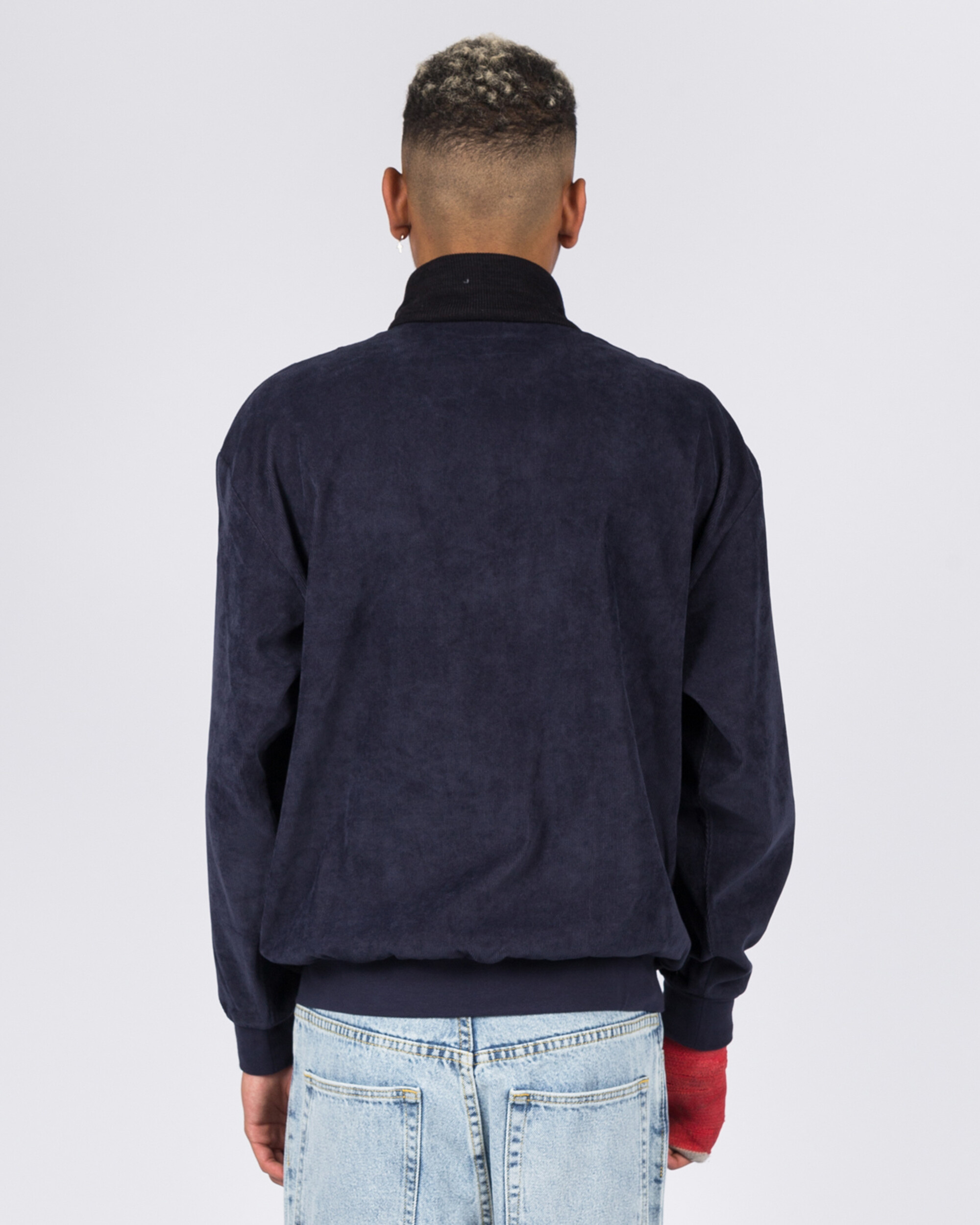 Yardsale Velour Full Zip Navy