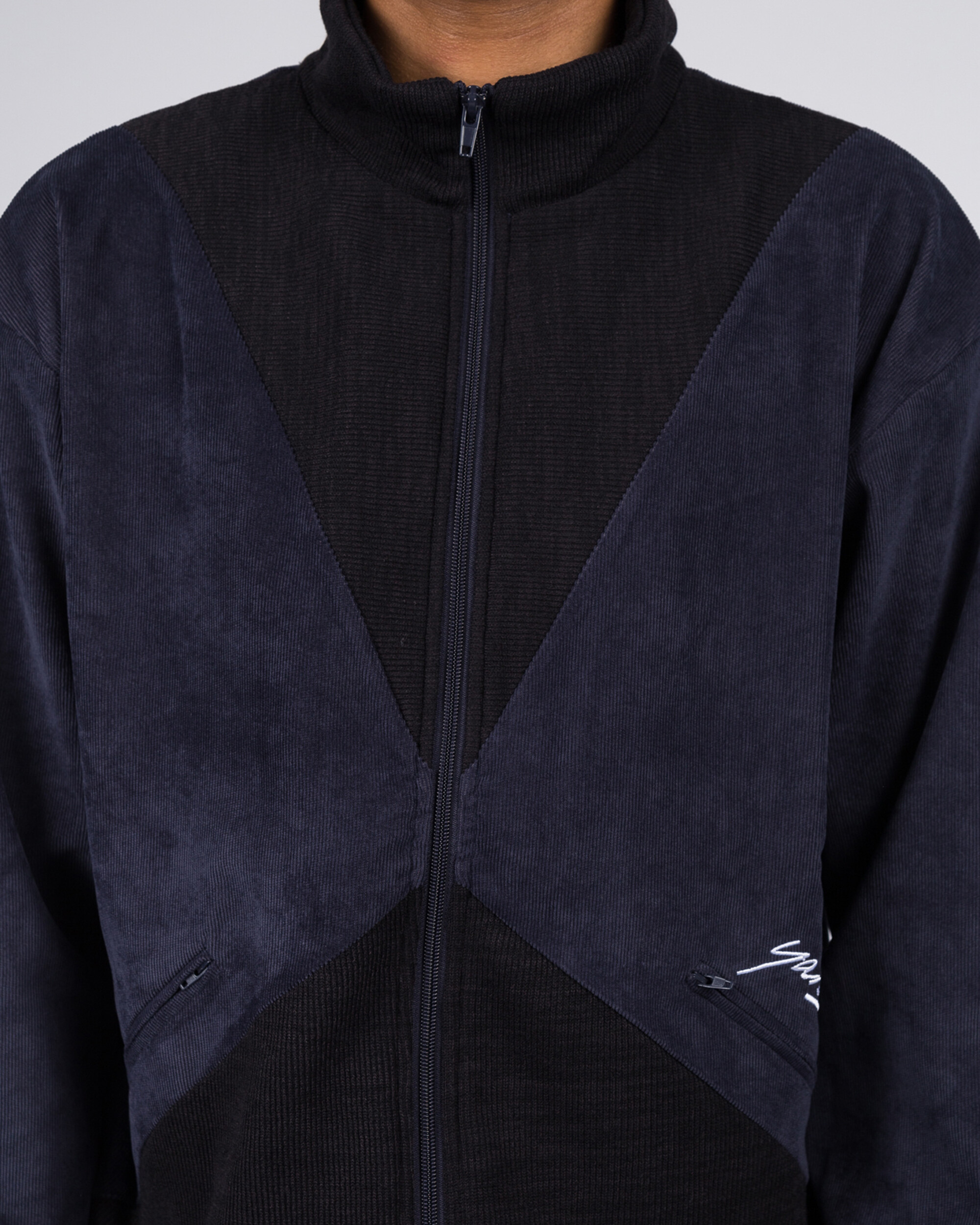 Yardsale Velour Full Zip Navy