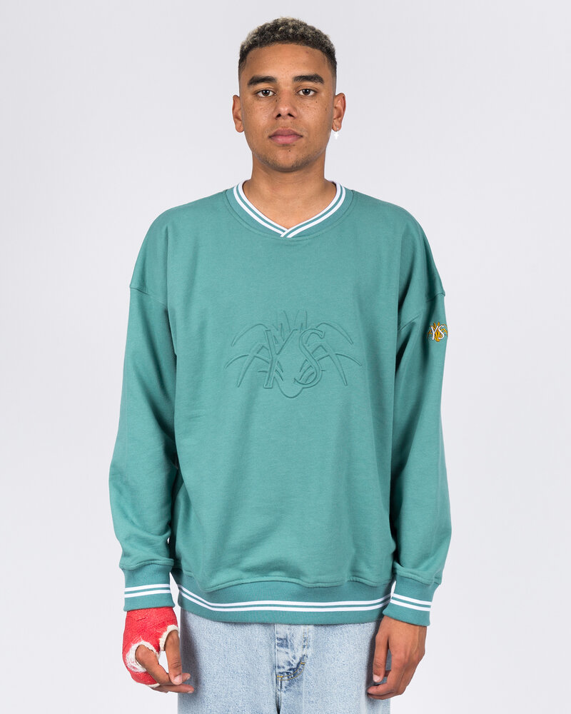 Yardsale Yardsale YS Embossed Sweatshirt Green