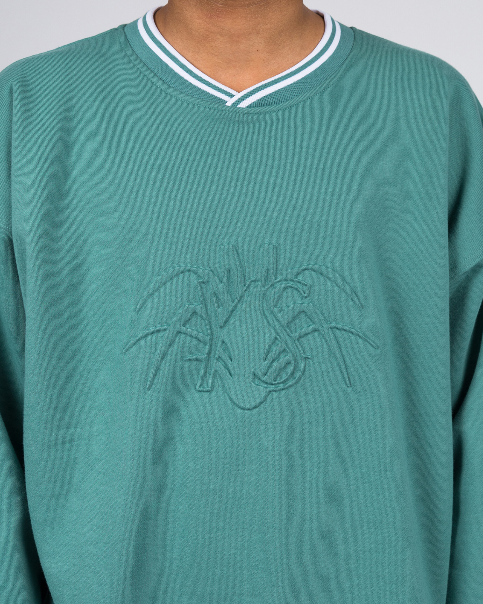 Yardsale YS Embossed Sweatshirt Green