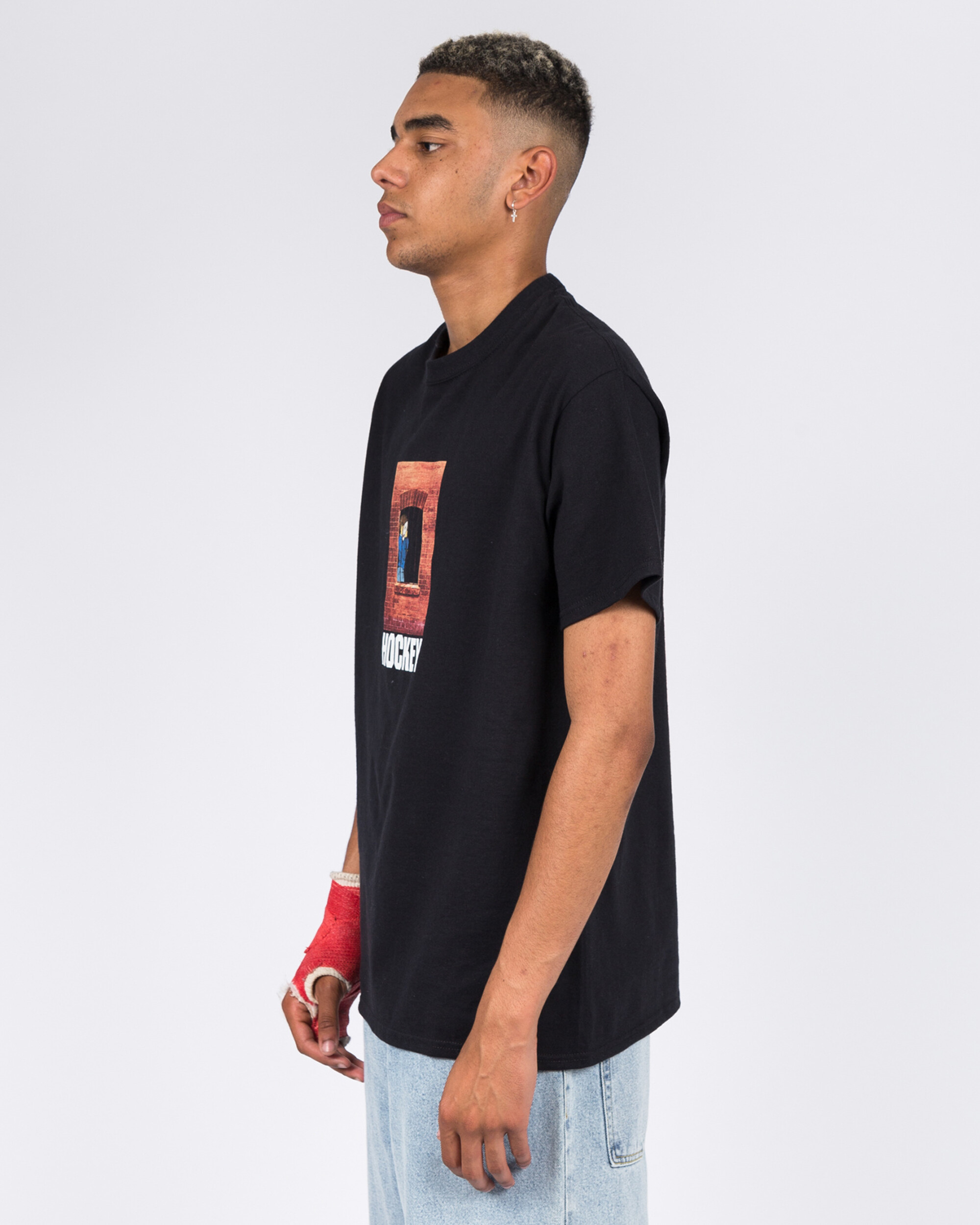 Hockey Bars Tee Black