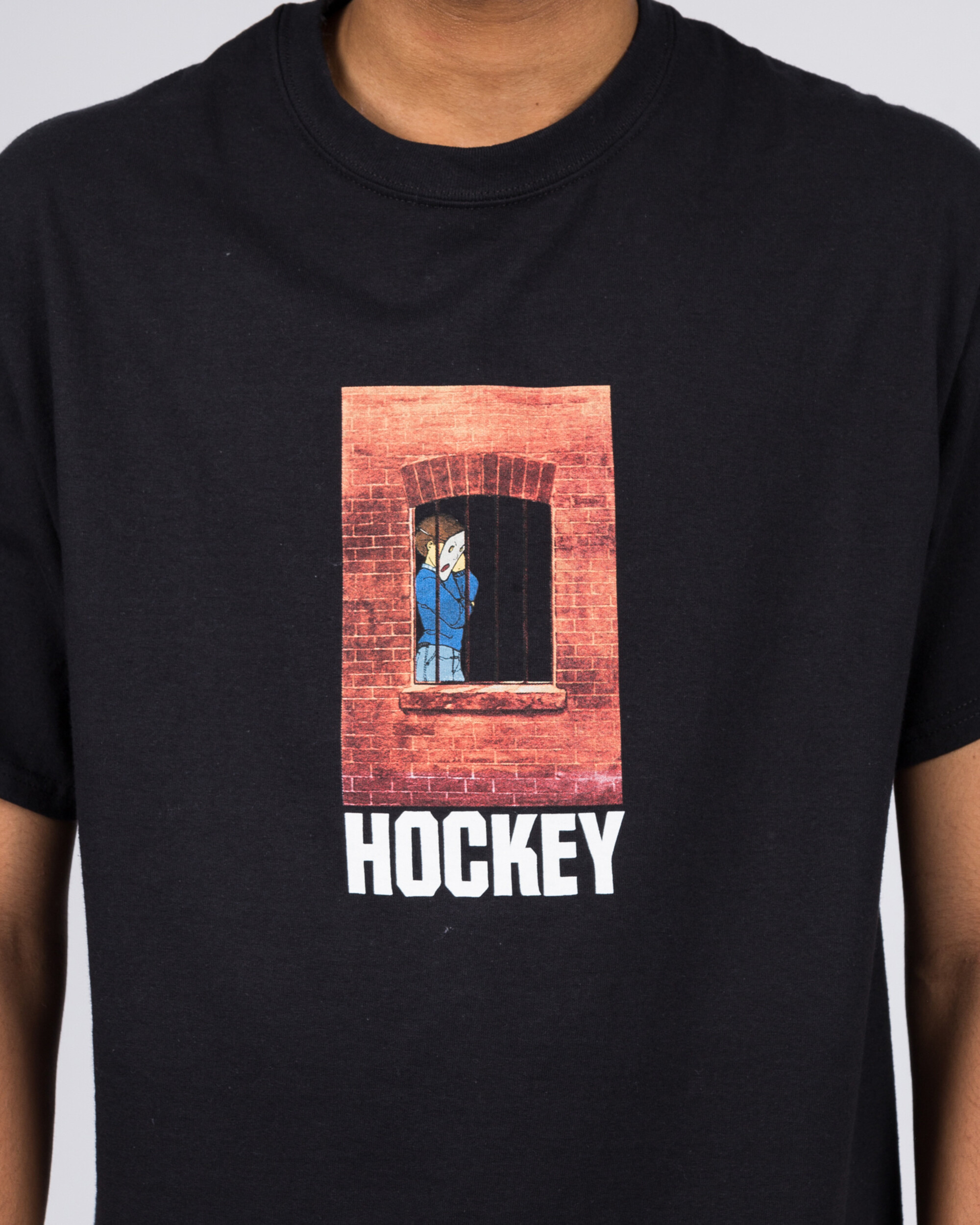 Hockey Bars Tee Black