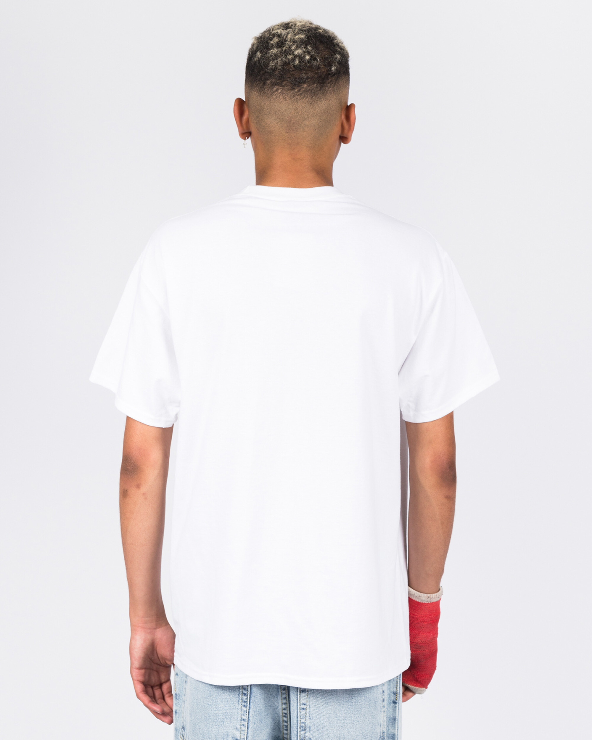 Hockey Cut Tee White