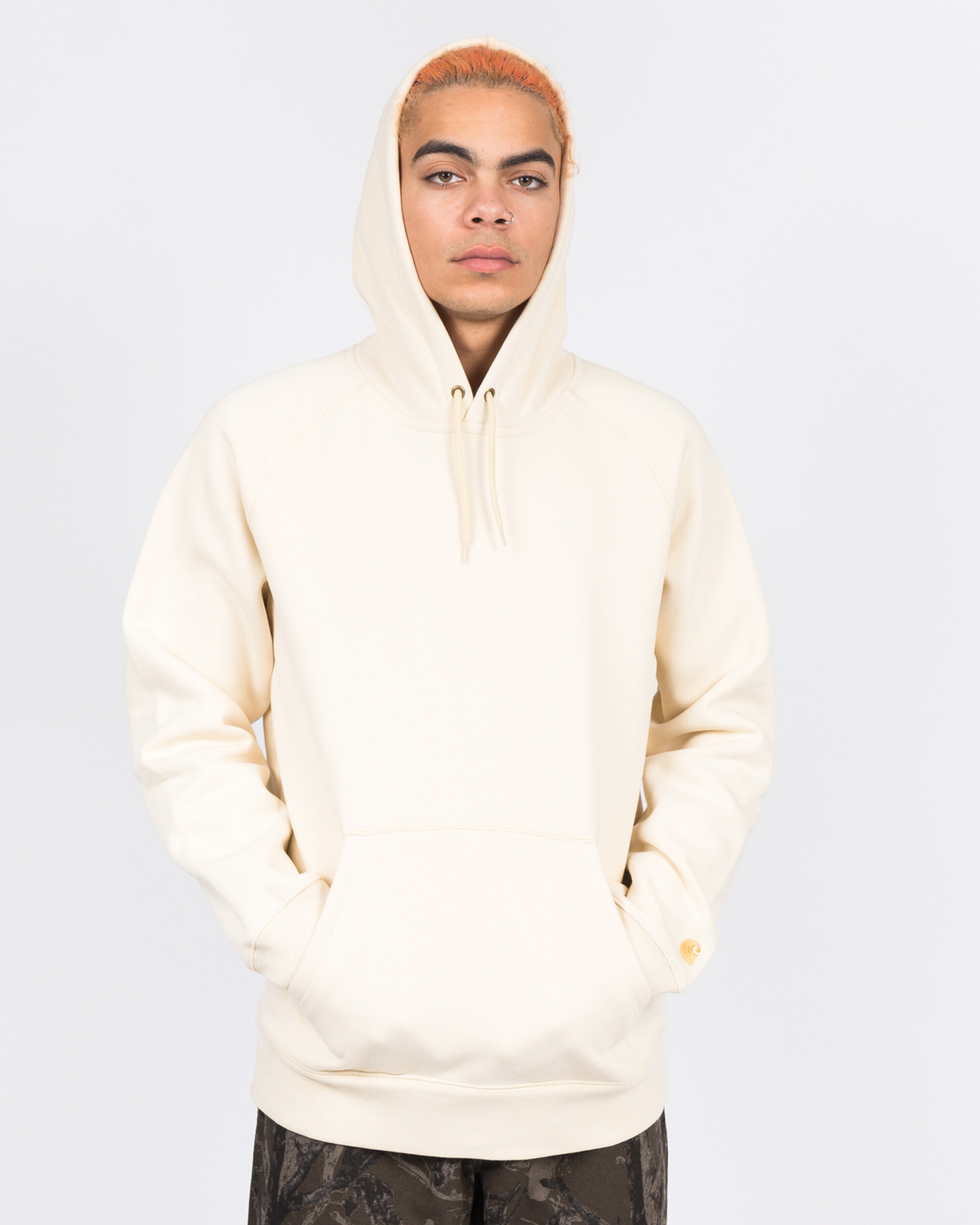 Carhartt Hooded Chase Sweater Flour/Gold
