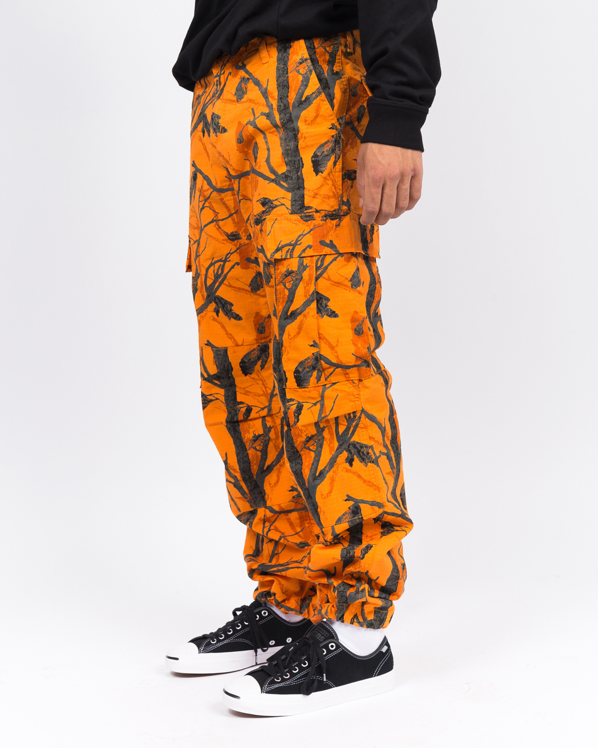 Carhartt Regular Cargo Pant Camo tree/Orange rinsed
