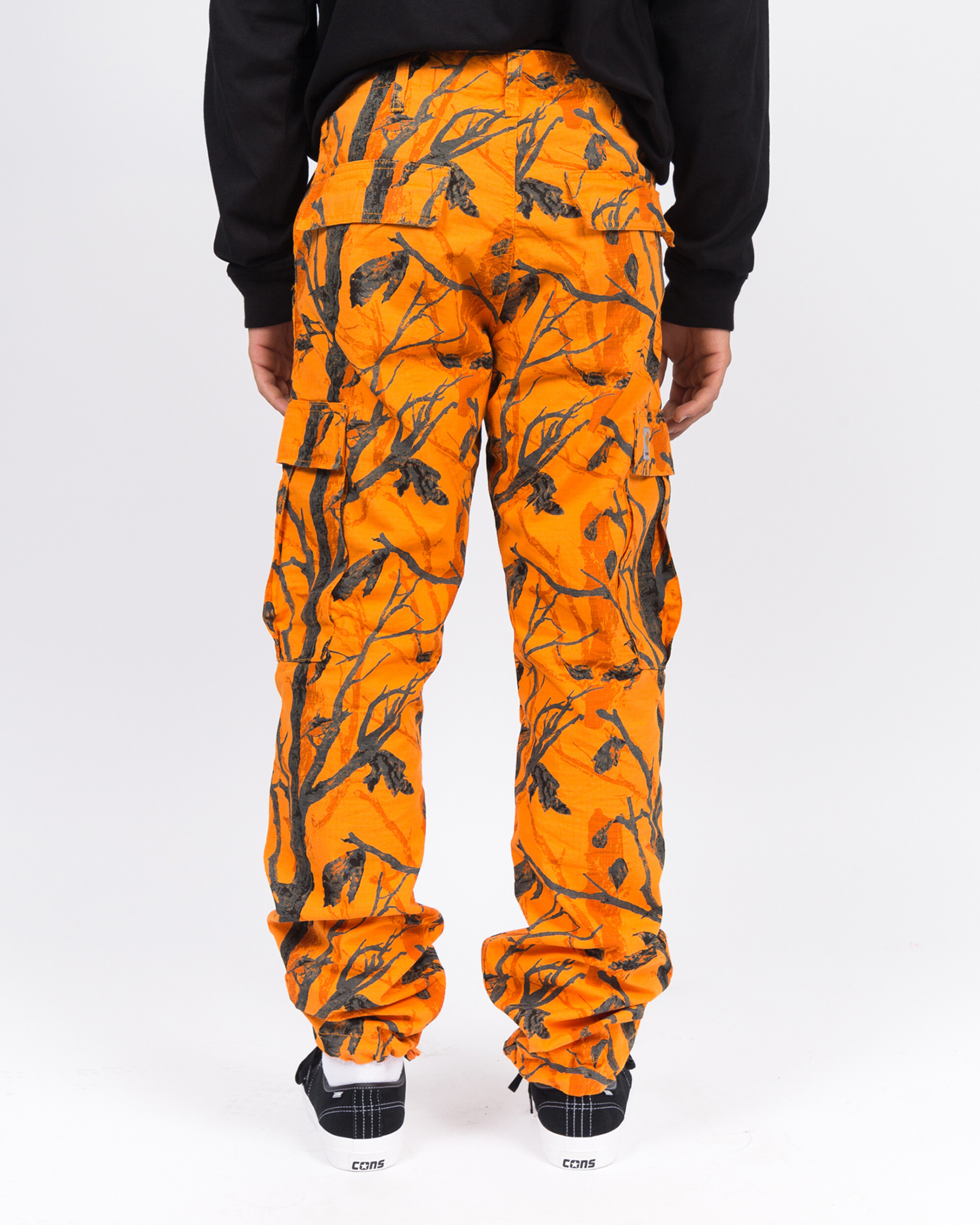Carhartt Regular Cargo Pant Camo tree/Orange rinsed