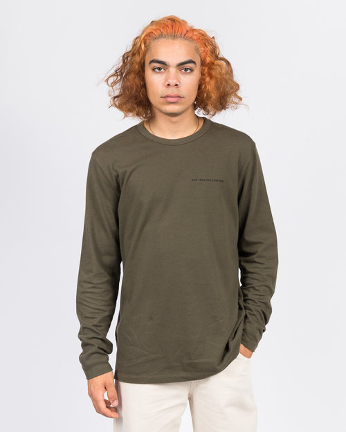 Pop Trading Co Pop Trading Co logo longsleeve t-shirt combat