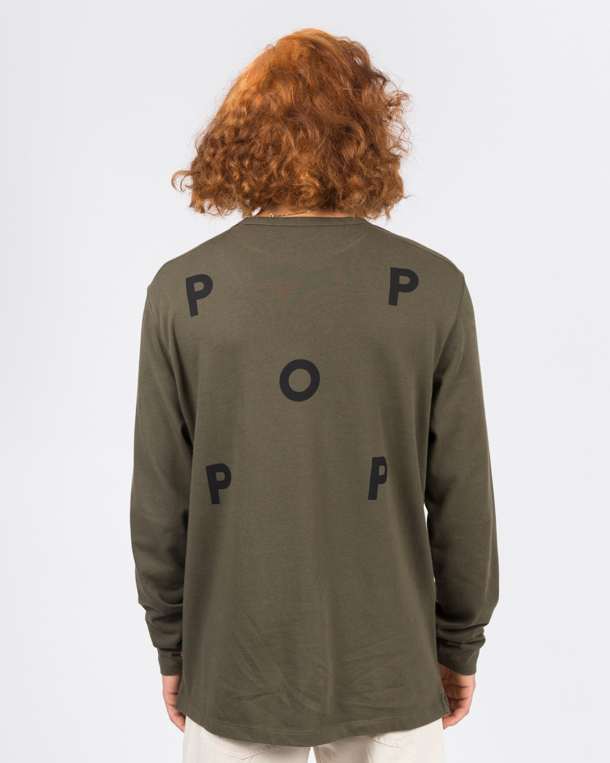 Pop Trading Co logo longsleeve t-shirt combat