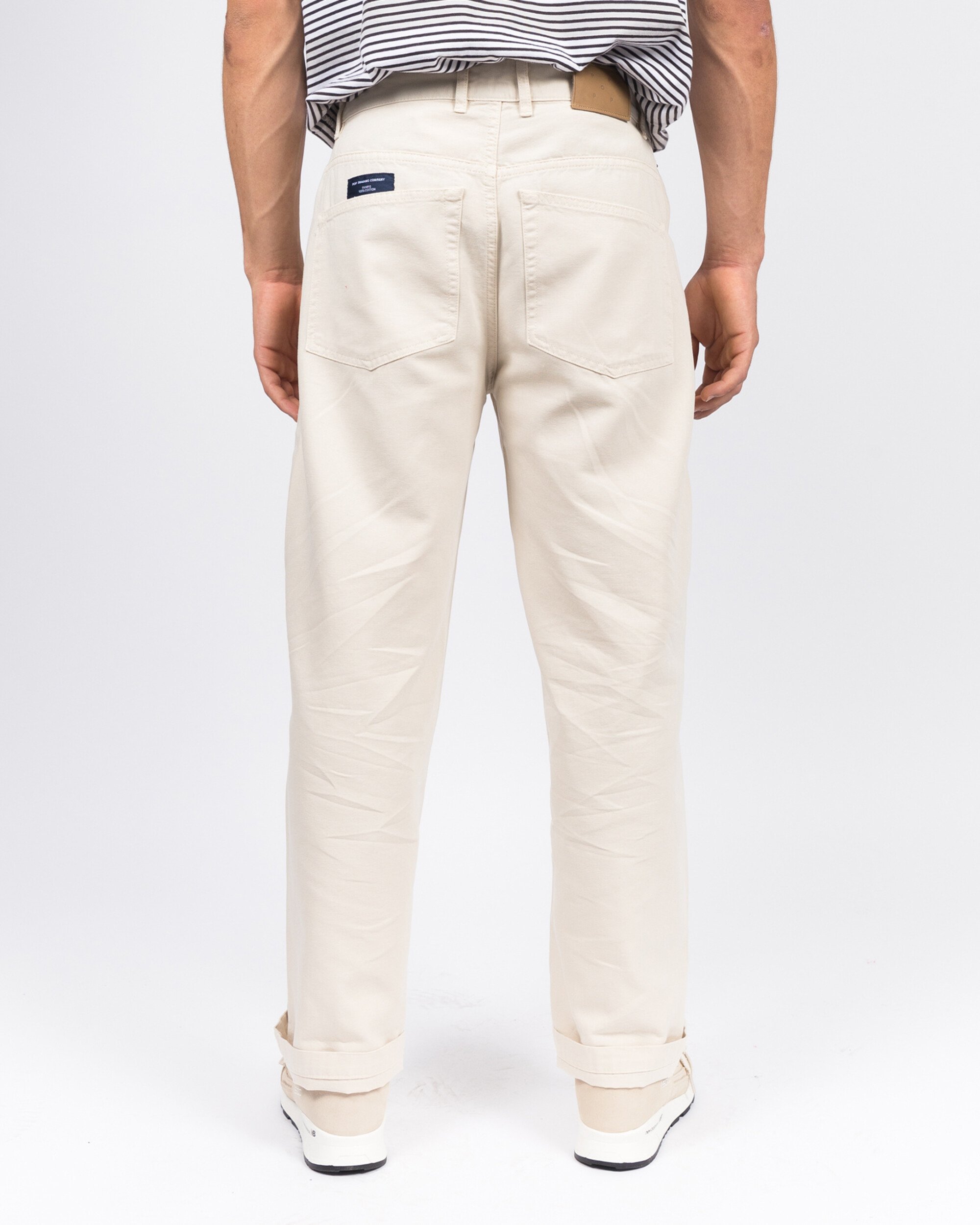 Pop Trading Co DRS pants off white canvas
