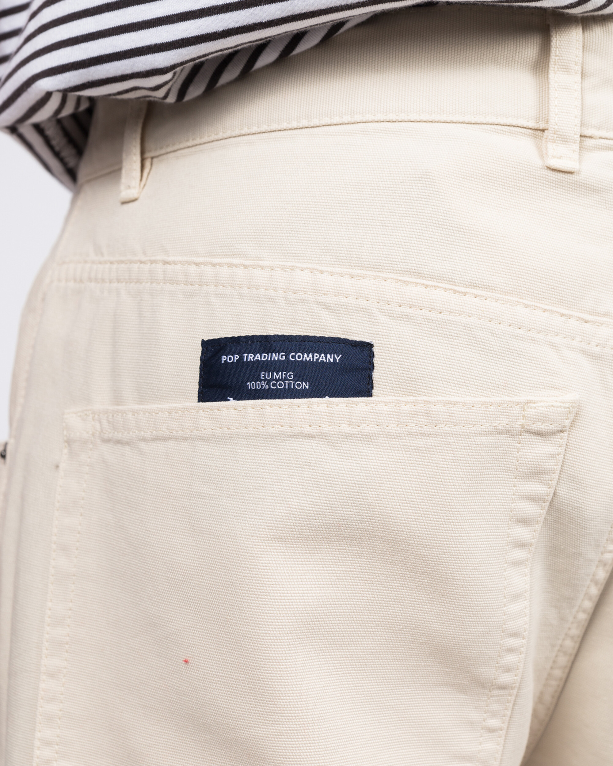 Pop Trading Co DRS pants off white canvas