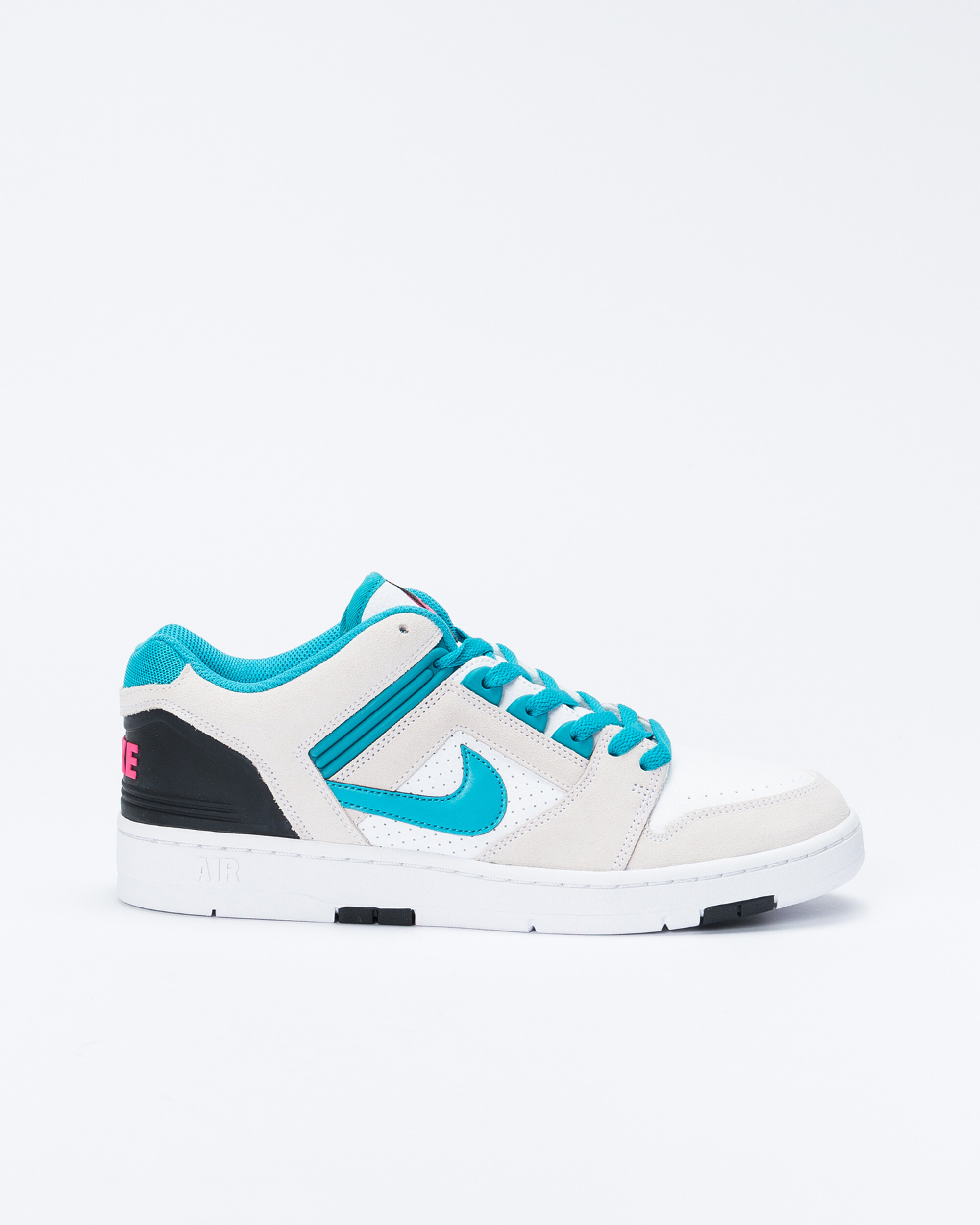 Nike SB Air Force II White/Teal Nebula/Black/Pink flash