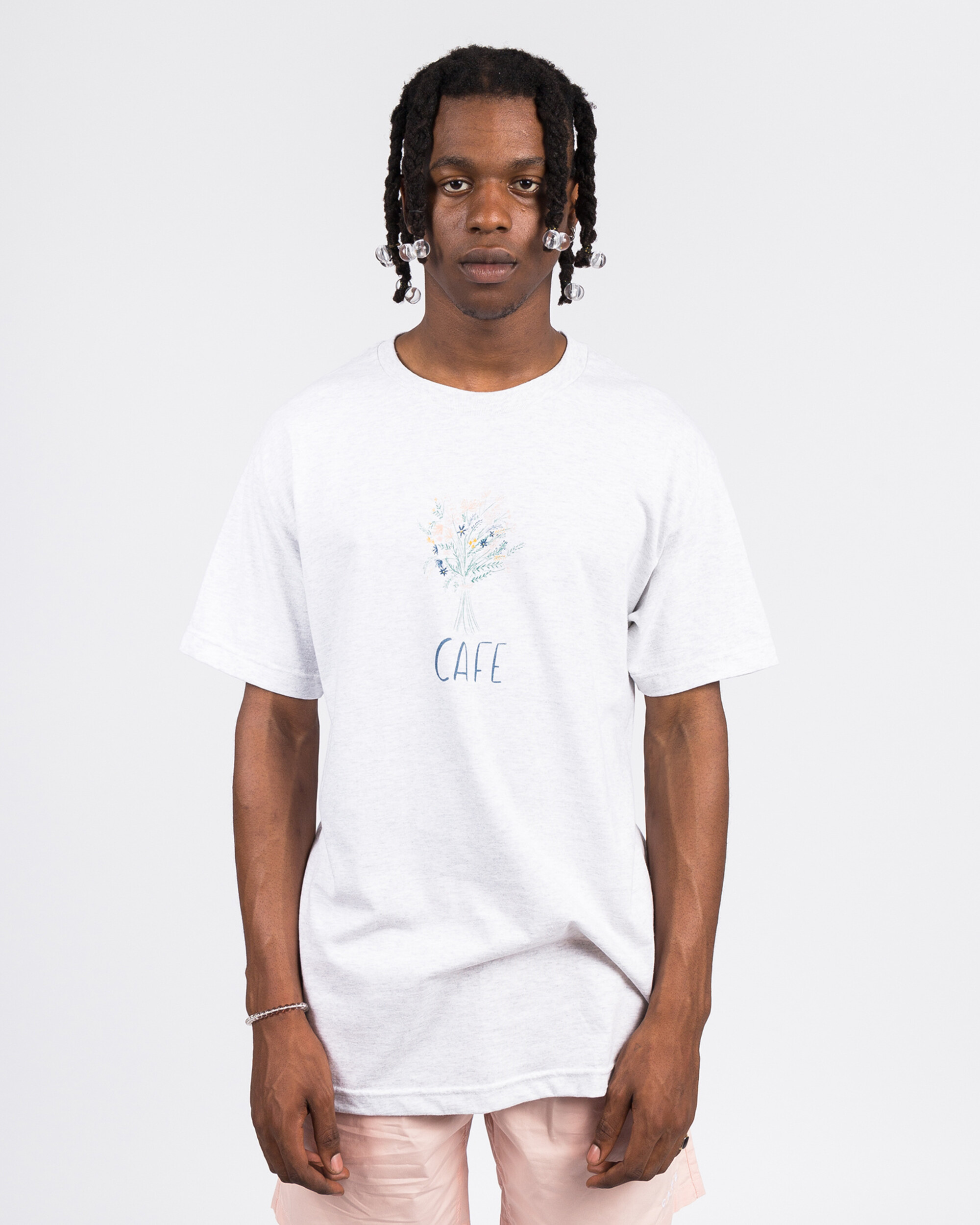 Skateboard Café Bouquet Tee Ash