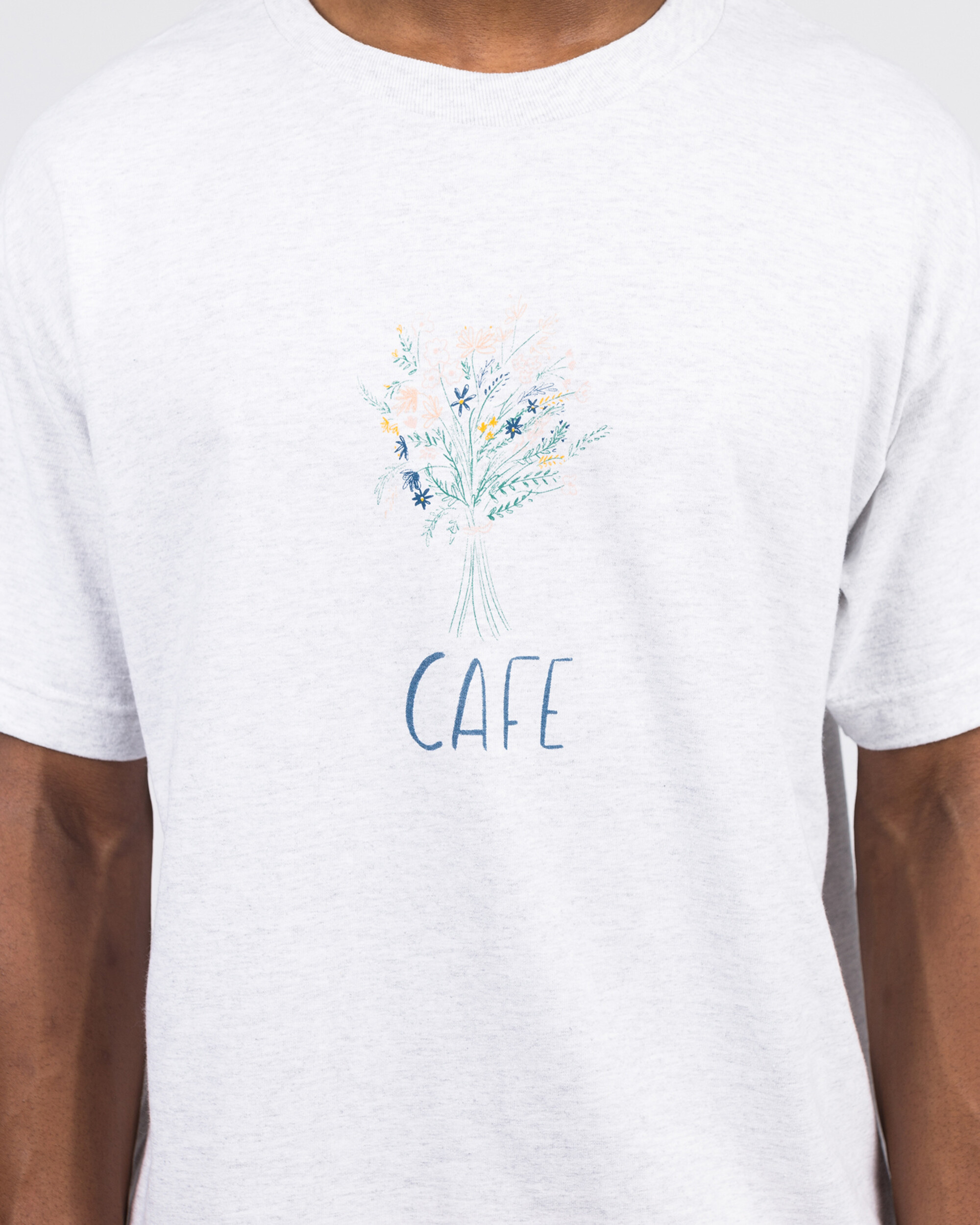 Skateboard Café Bouquet Tee Ash
