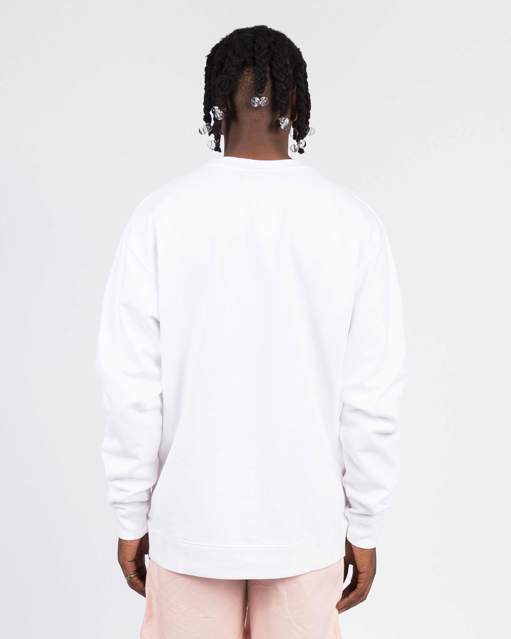 Skateboard Café Bouquet Crew White