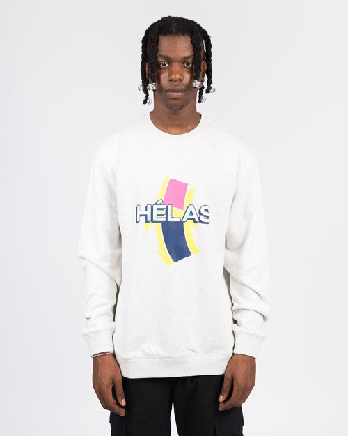 Helas Helas REAR CREWNECK HEATHER GREY
