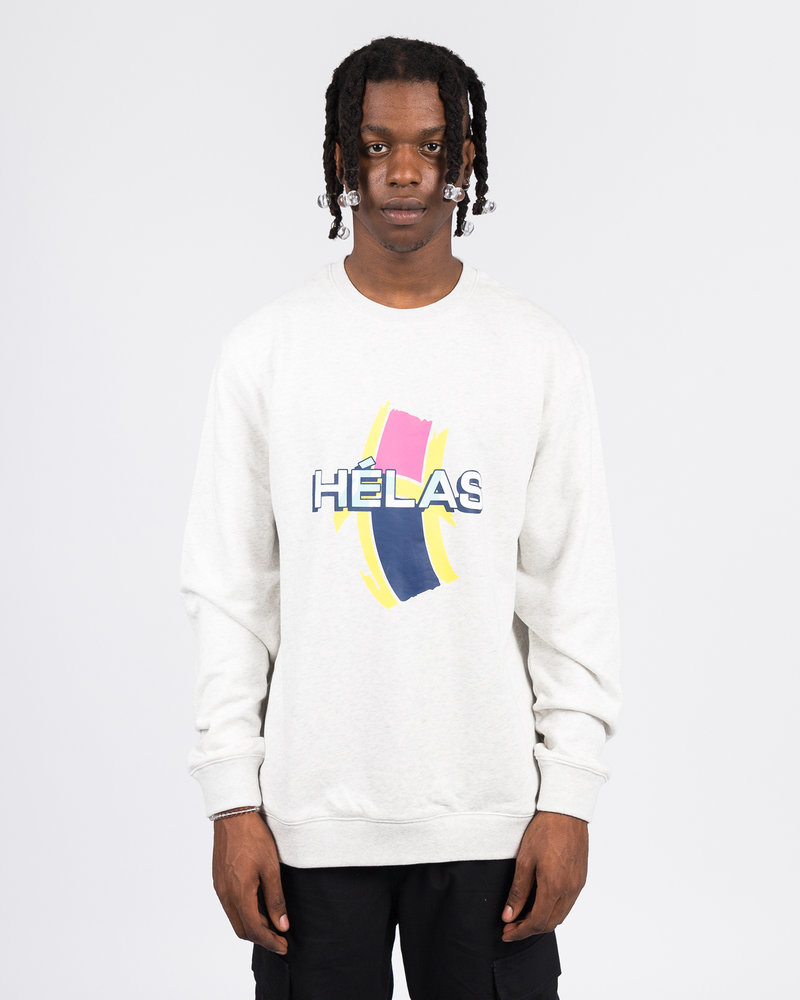 Helas Helas REAR CREWNECK HEATHER GREY